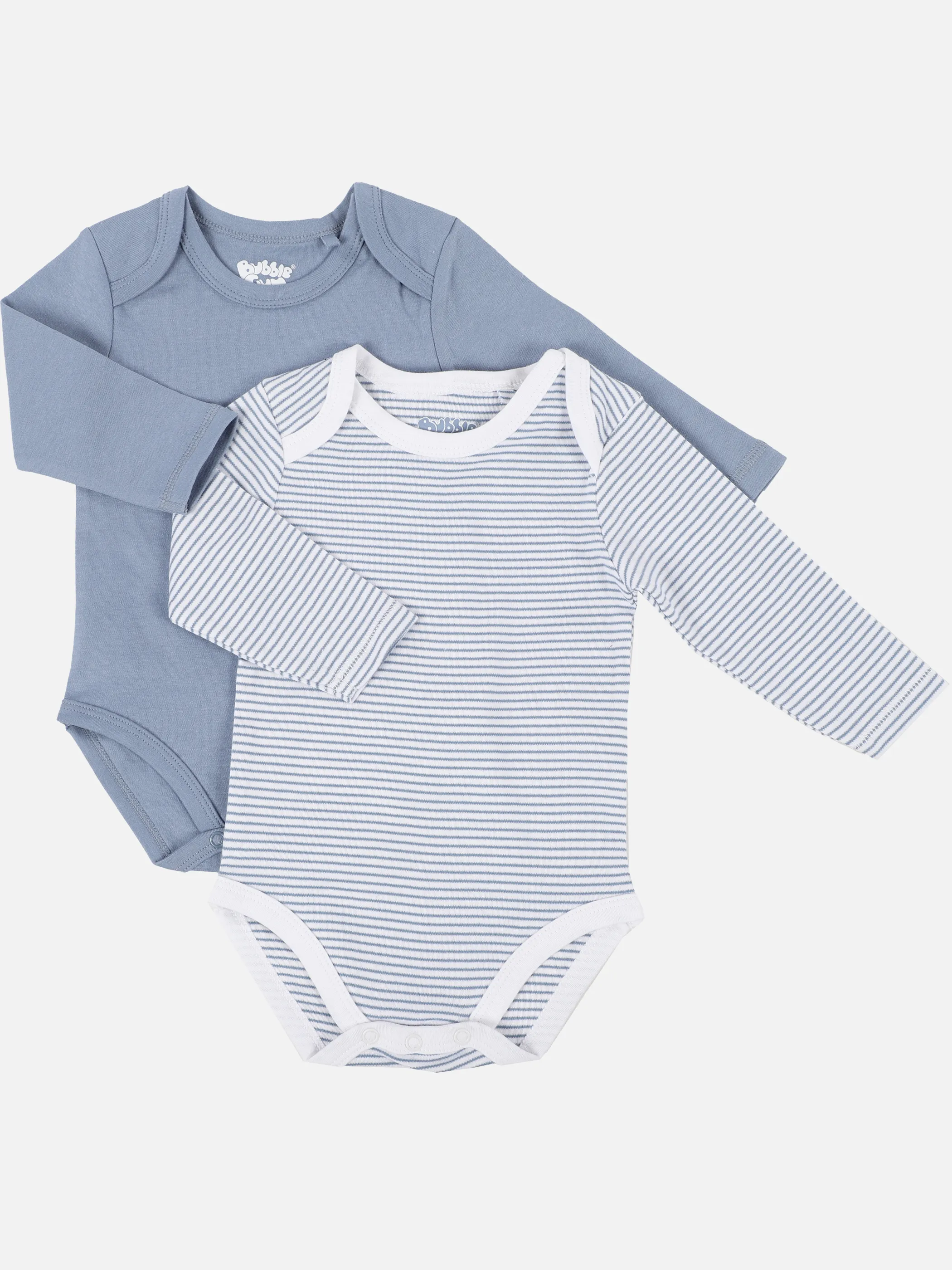 Bubble Gum BJ 2er Pack Bodys americanstil in blau + gestreift Blau 895161 BLAU 1 Bubble Gum BJ 2er Pack Bodys americanstil in blau + gestreift Blau 895161 BLAU 1