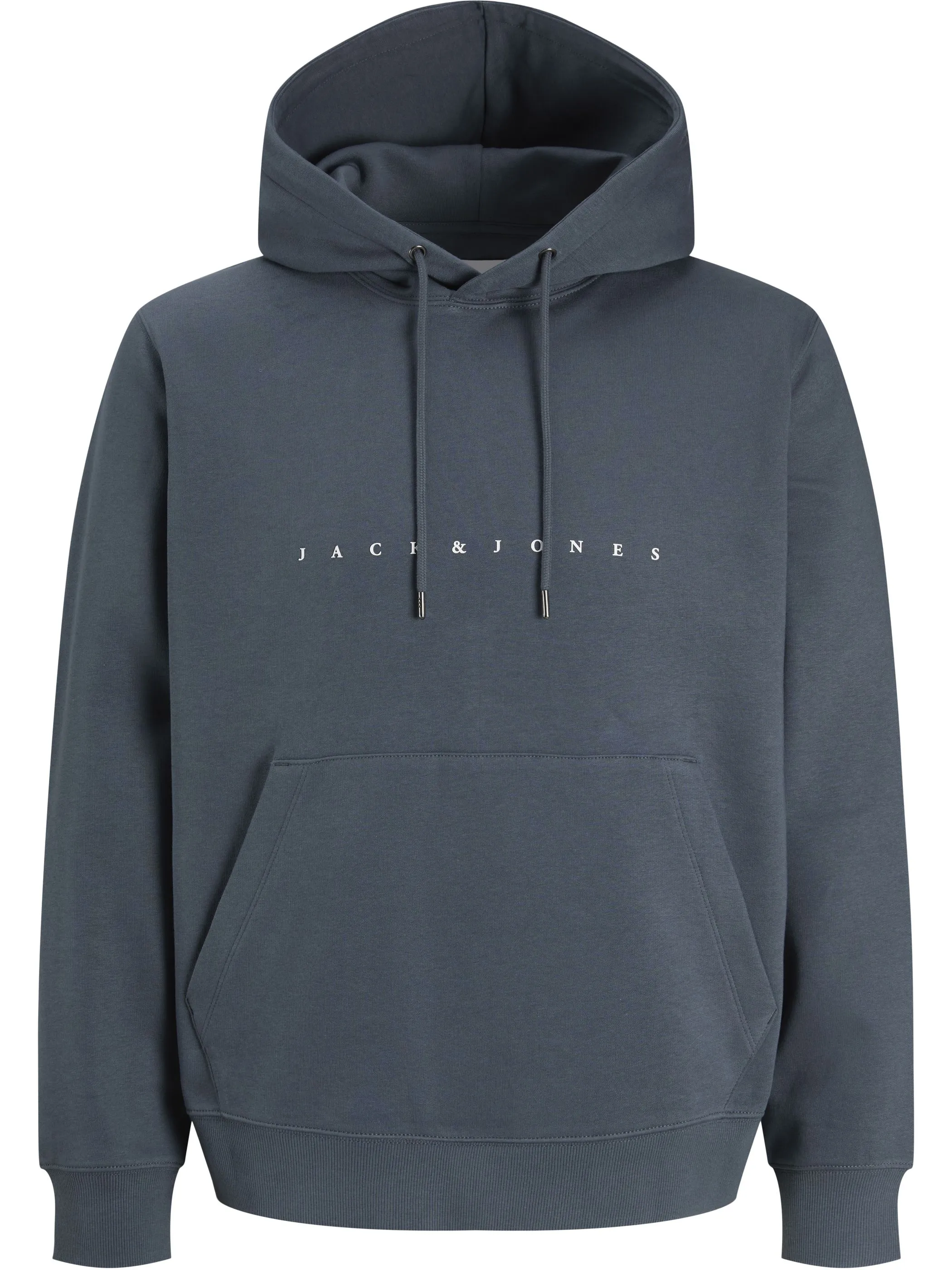 Jack Jones 12233972 JJESTAR JJ SWEAT HOOD Grau 878876 176720 1