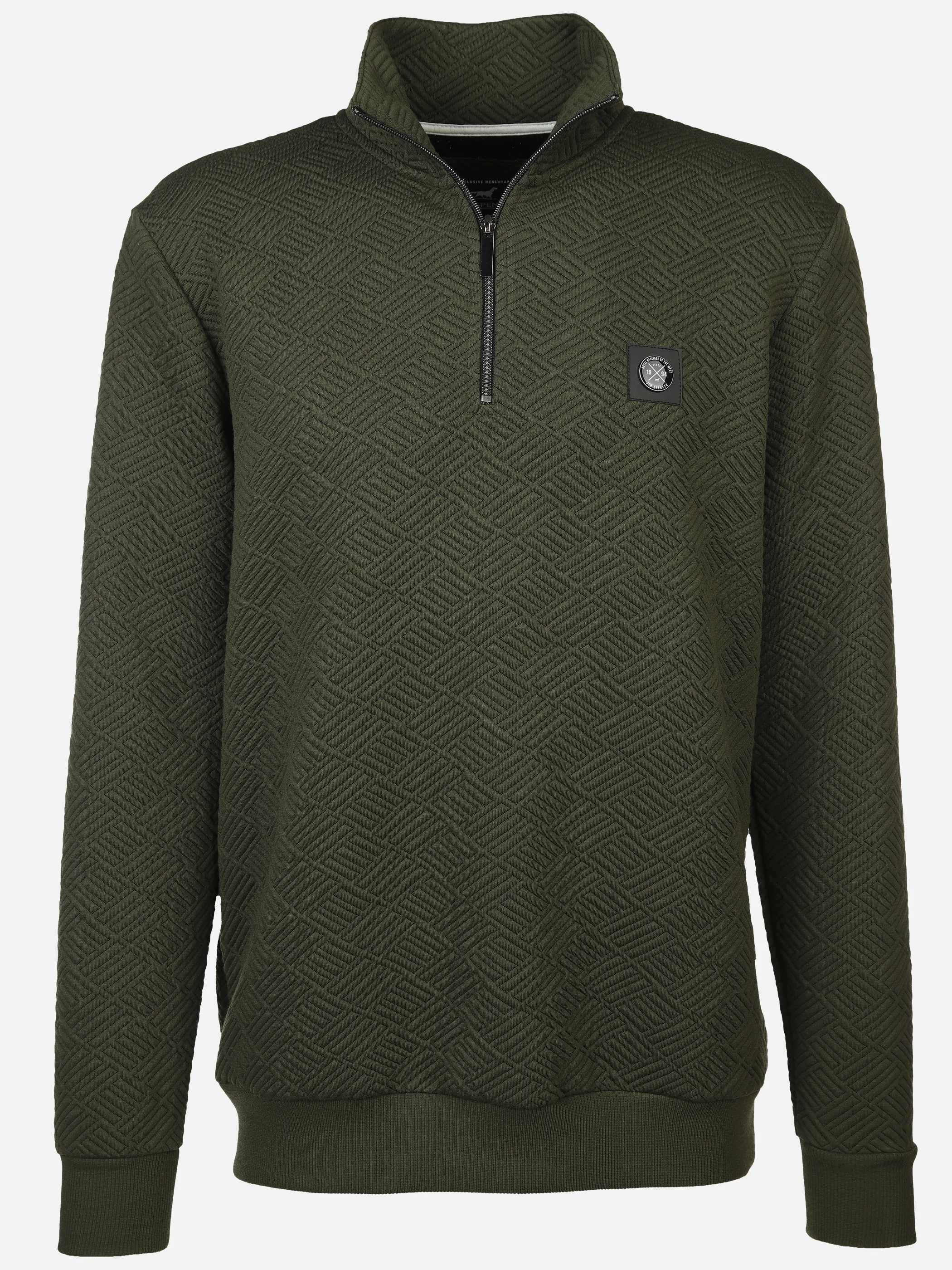 Jim Spencer He. Sweattroyer Jacquard RV Oliv 905046 OLIVE 1 Jim Spencer He. Sweattroyer Jacquard RV Oliv 905046 OLIVE 1