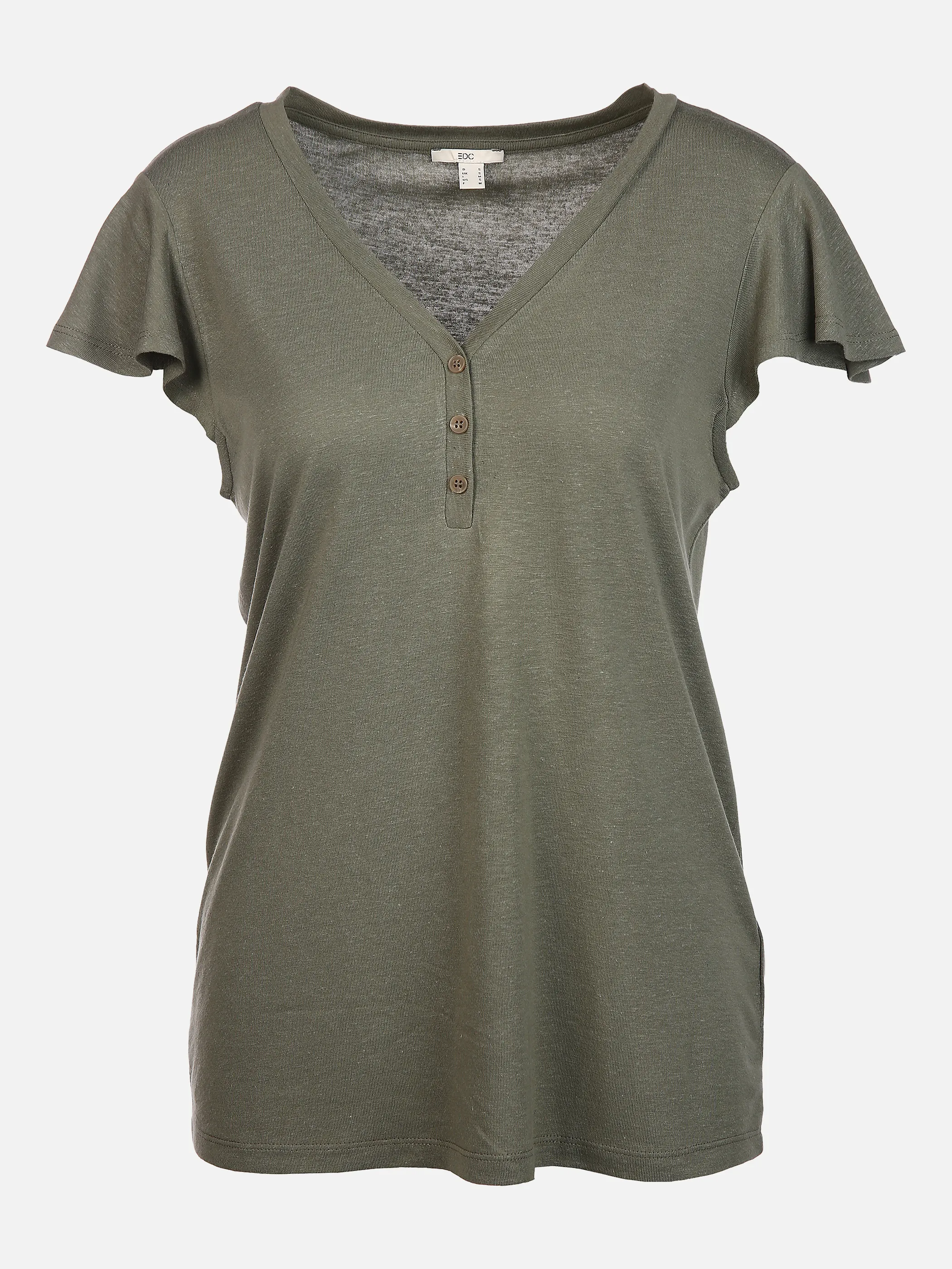 edc 041CC1K332 viscose linen Grün 852822 C354 1