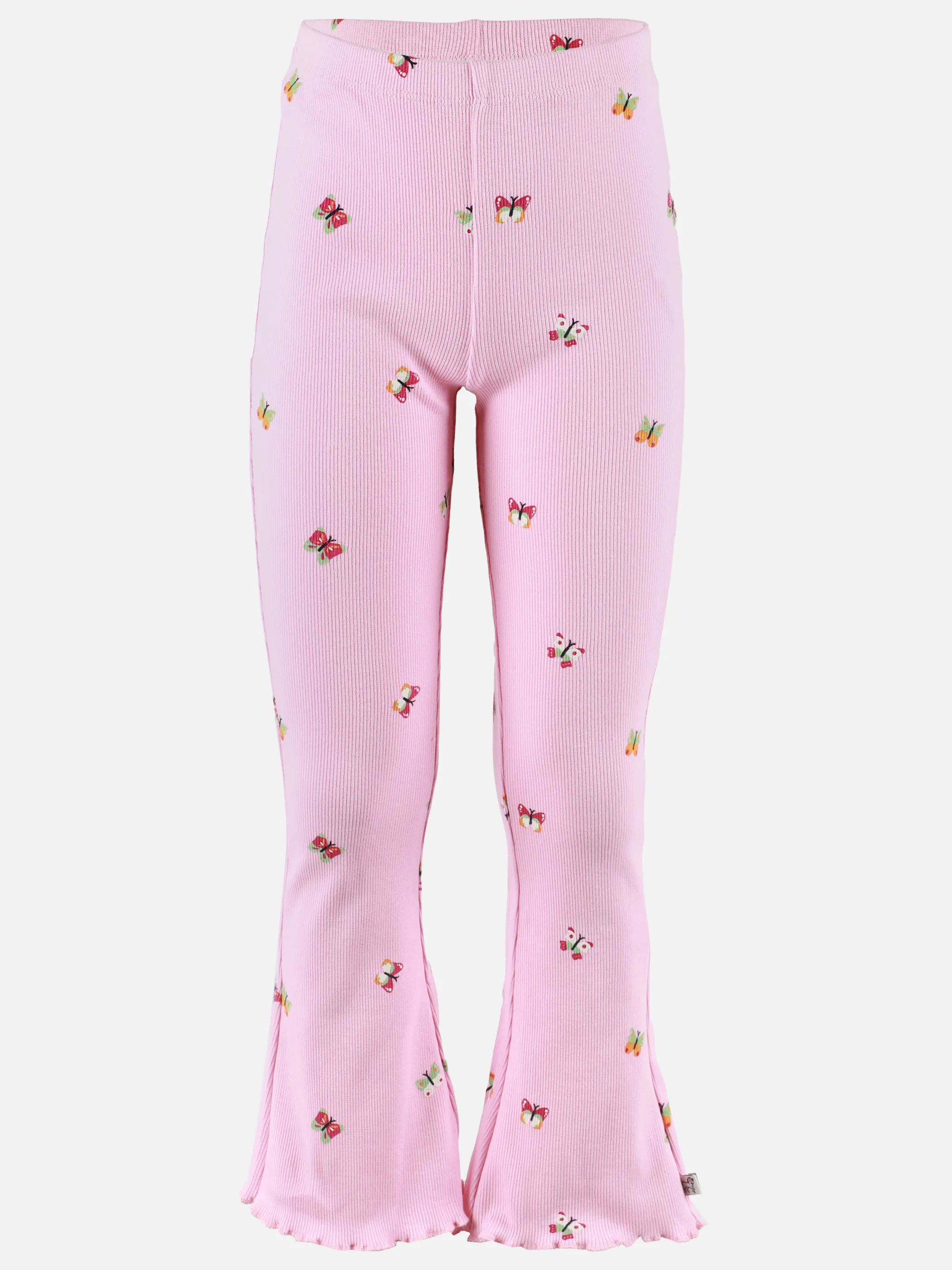 Bubble Gum KM flared ripp Leggings mit Schmetterling AOP rosa Rosa 906660 ROSA 1 Bubble Gum KM flared ripp Leggings mit Schmetterling AOP rosa Rosa 906660 ROSA 1