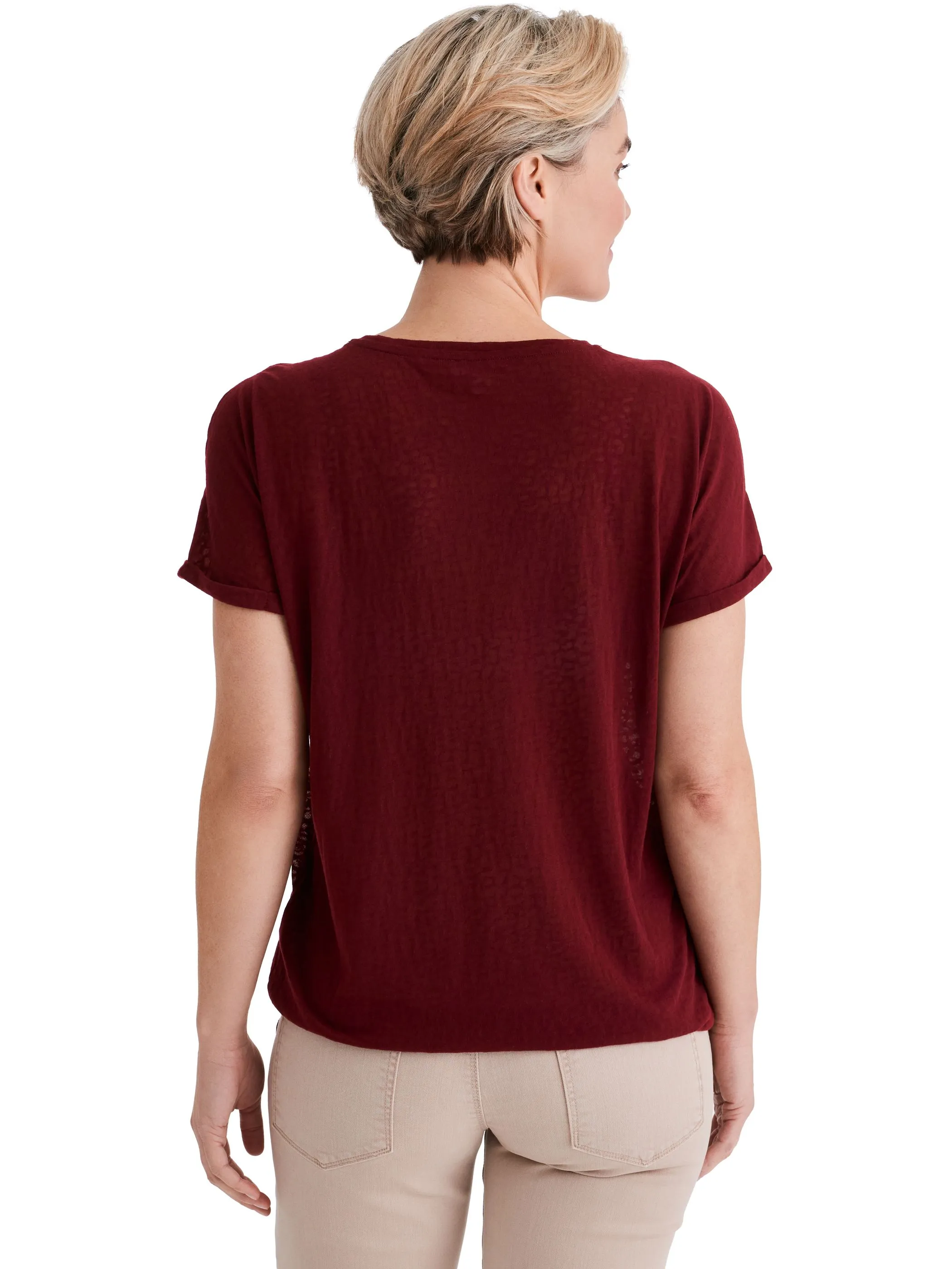 Stooker DOB 23160070003555 Da. T-Shirts / Rot 928311 3555 2