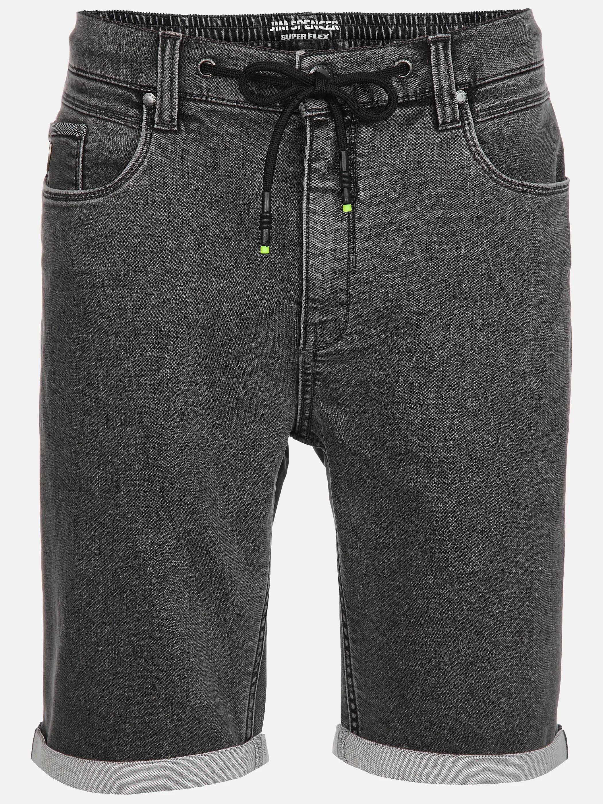 Jim Spencer He. Joggjeansshort 5-Pocket Relax Grau 892783 GREY 1