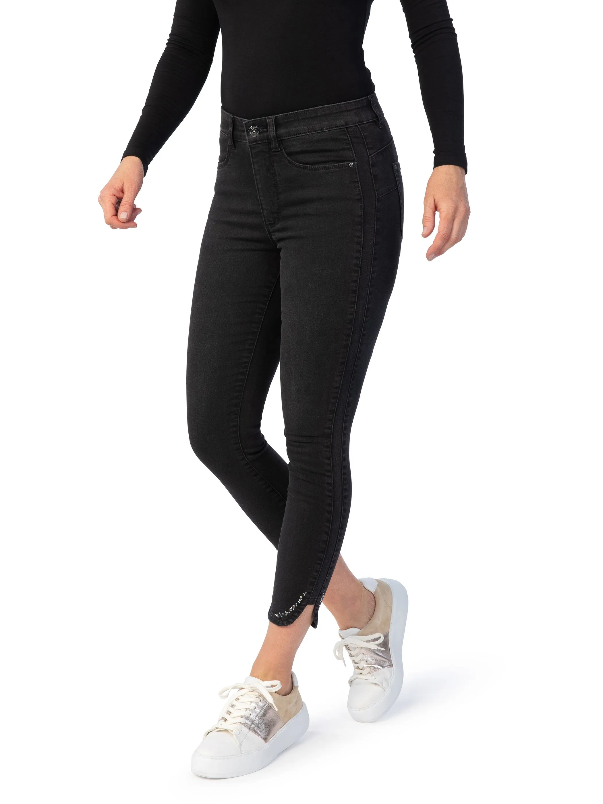 Stooker DOB 22600540007356 Da. Hosen lang, Schwarz 911347 7356 1