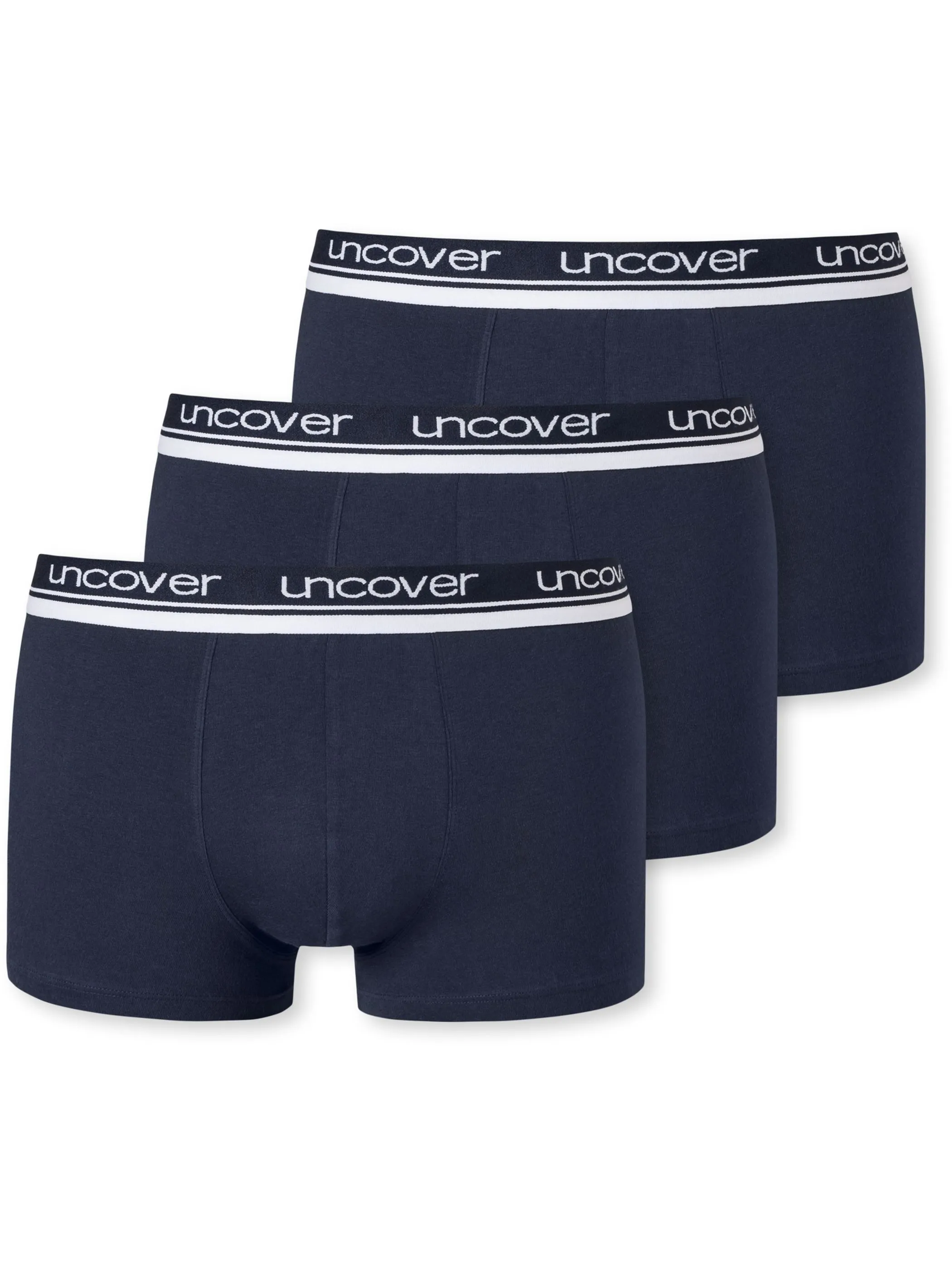 UNCOVER by Schiesser 173905 3PACK Shorts Blau 913983 803 1