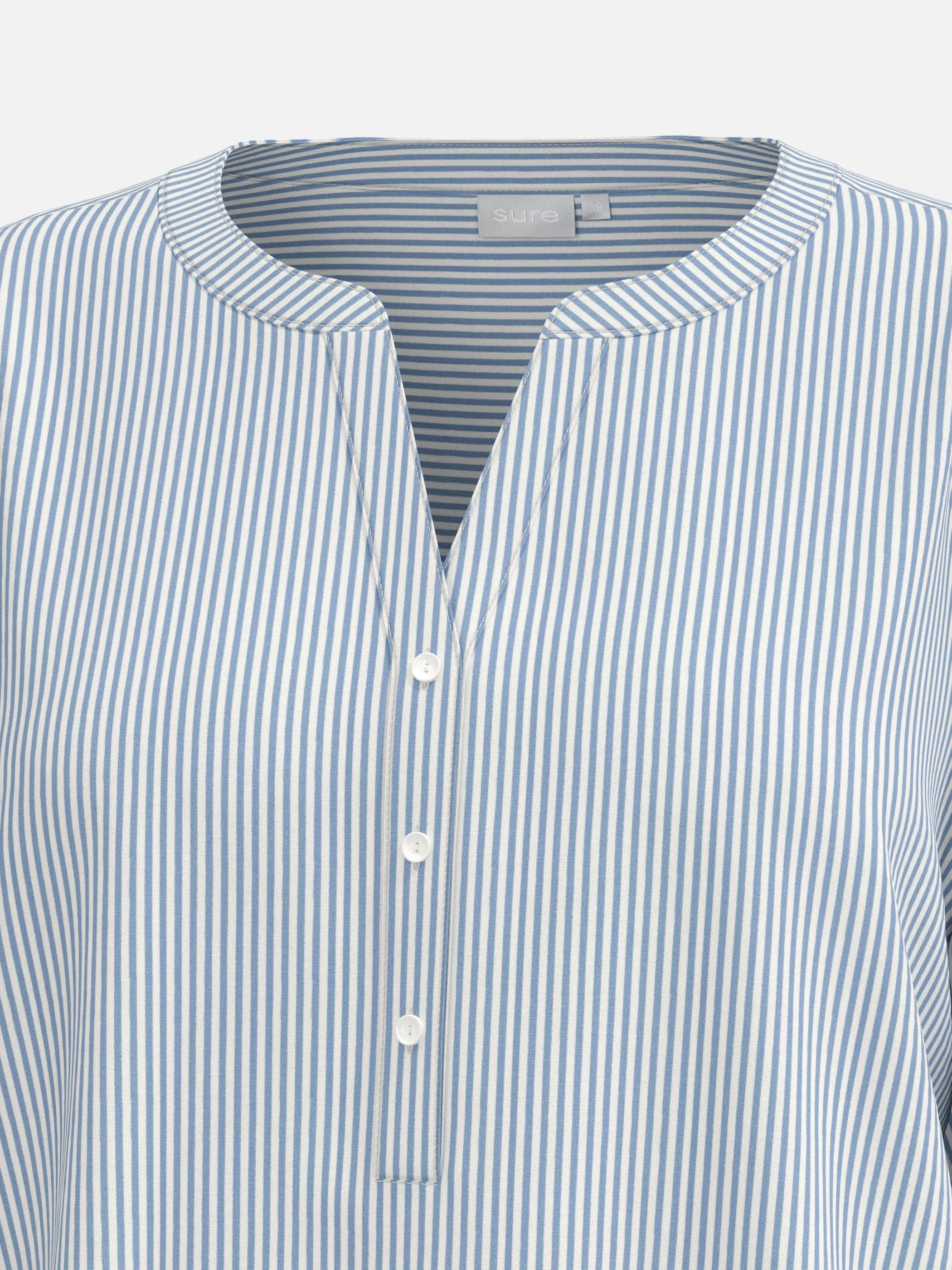 Sure Da-Streifenbluse Weiß 930039 WHITE/BLUE 3