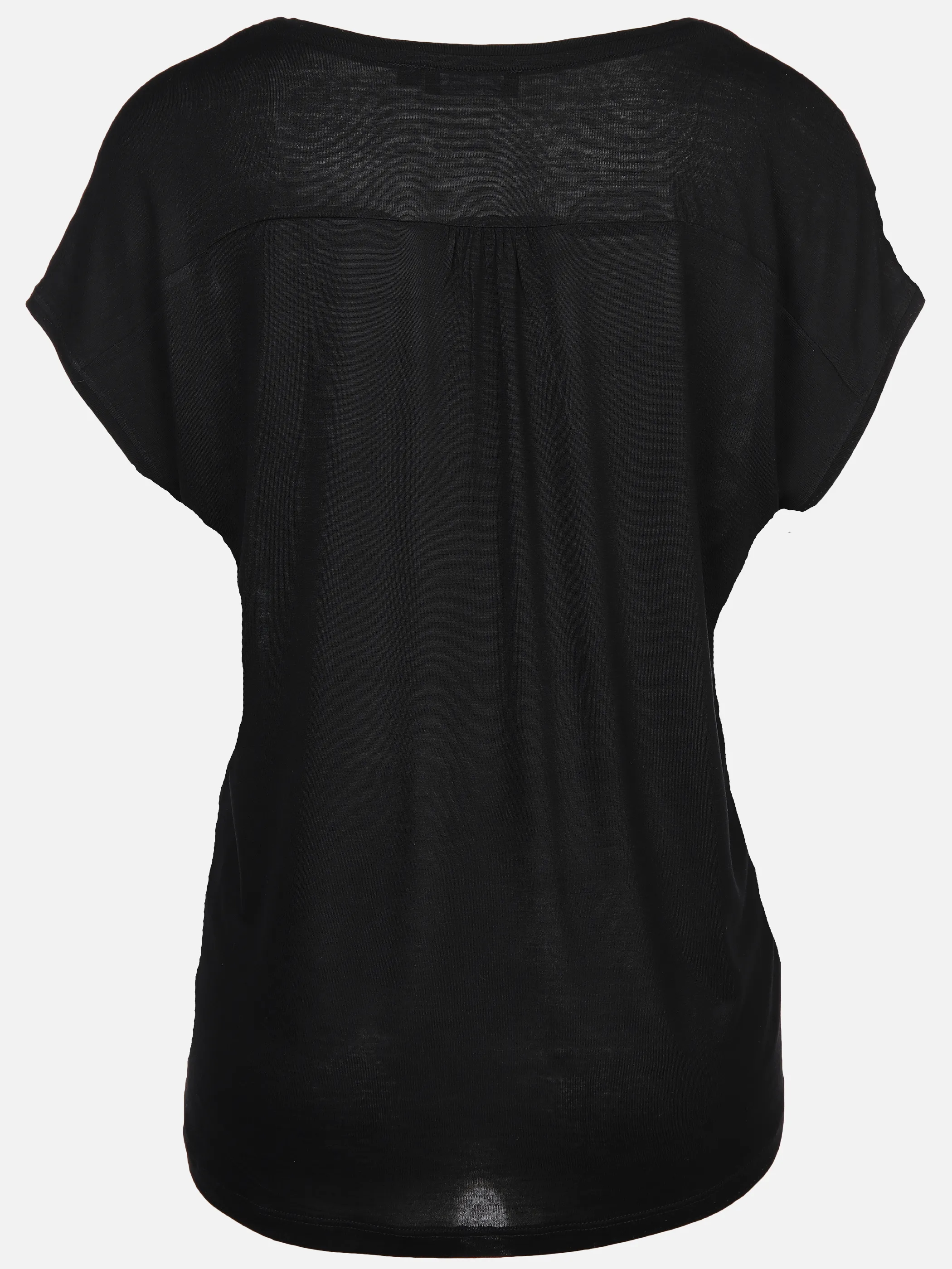 Lisa Tossa Da-Materialmix-Print-Shirt Schwarz 893335 AQUASW 2