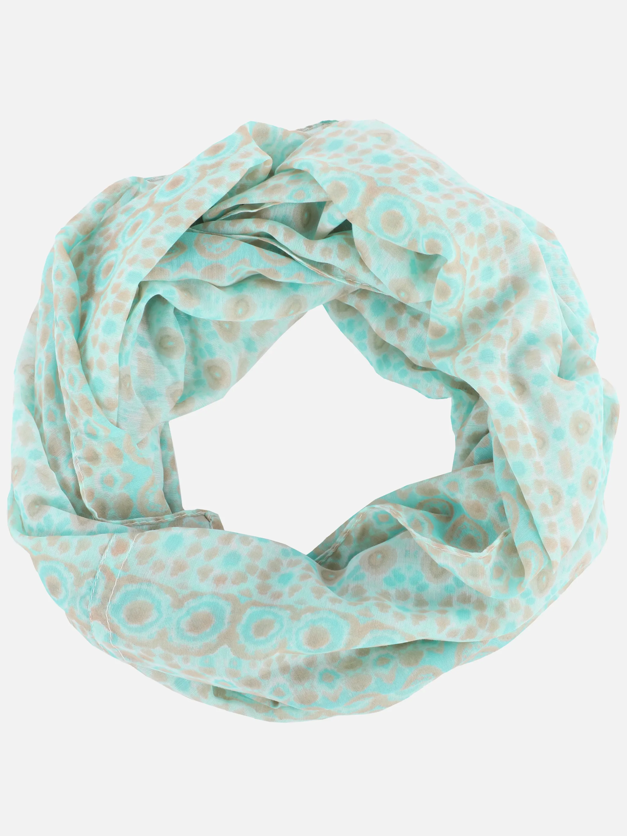 Sure Da-Schlauchschal m. Batikdruck Türkis 890190 AQUA 1
