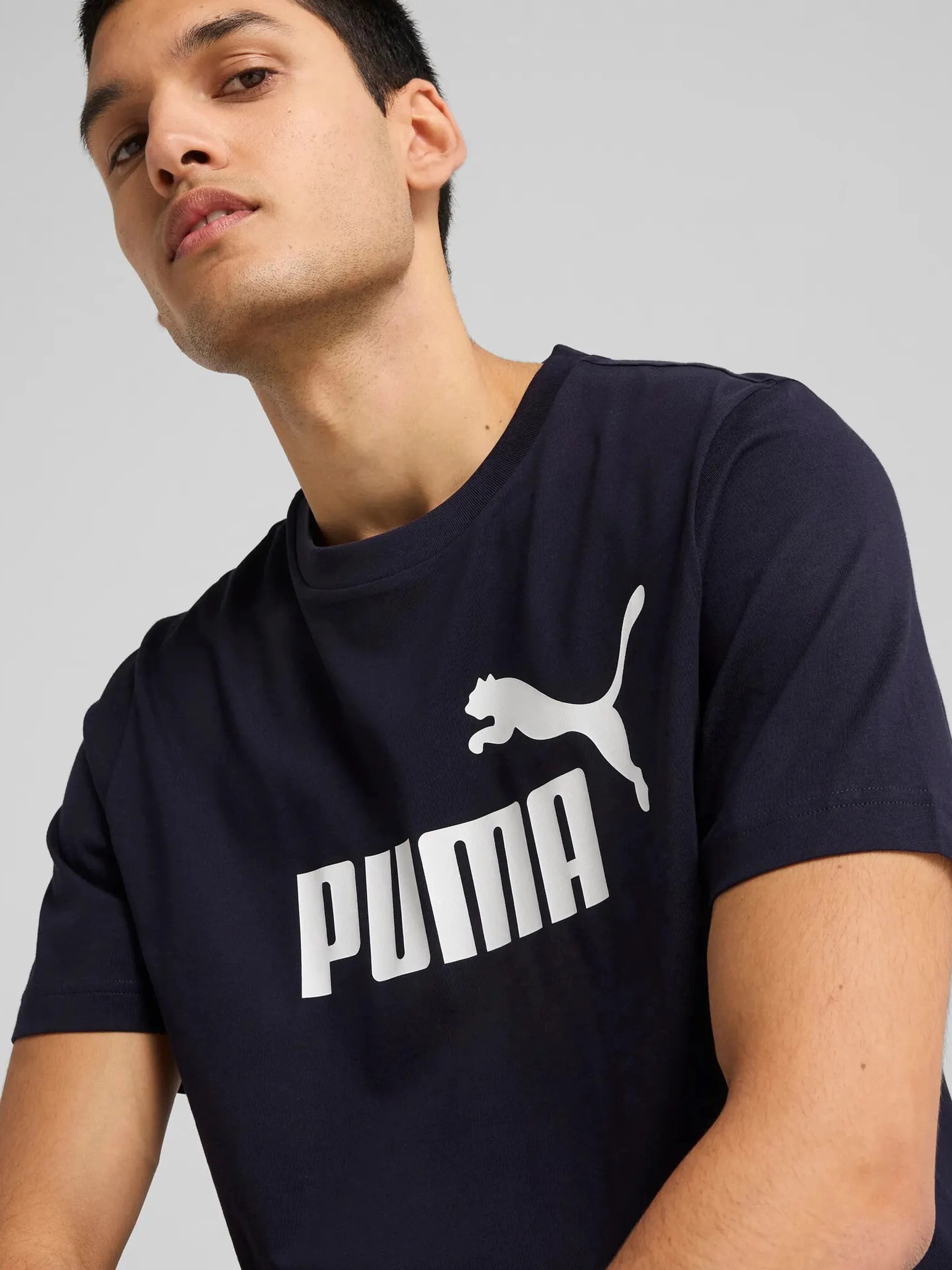 Puma 682532 He-T-Shirt ESS No. 1 Logo Tee Schwarz 904547 0001 3