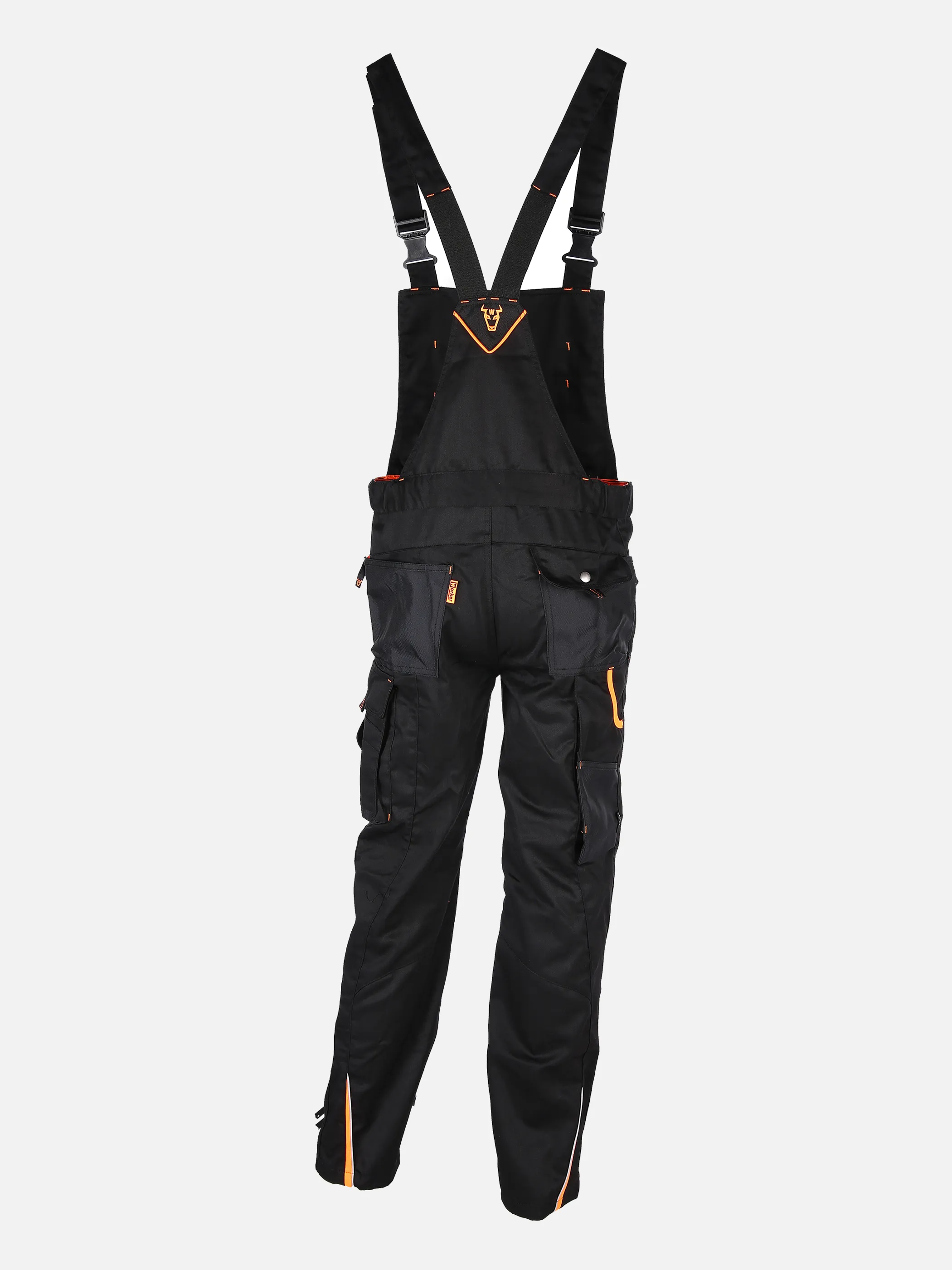 Worker He. Berufslatzhose Neon Schwarz 830234 BLACK/ORAN 2 Worker He. Berufslatzhose Neon Schwarz 830234 BLACK/ORAN 2