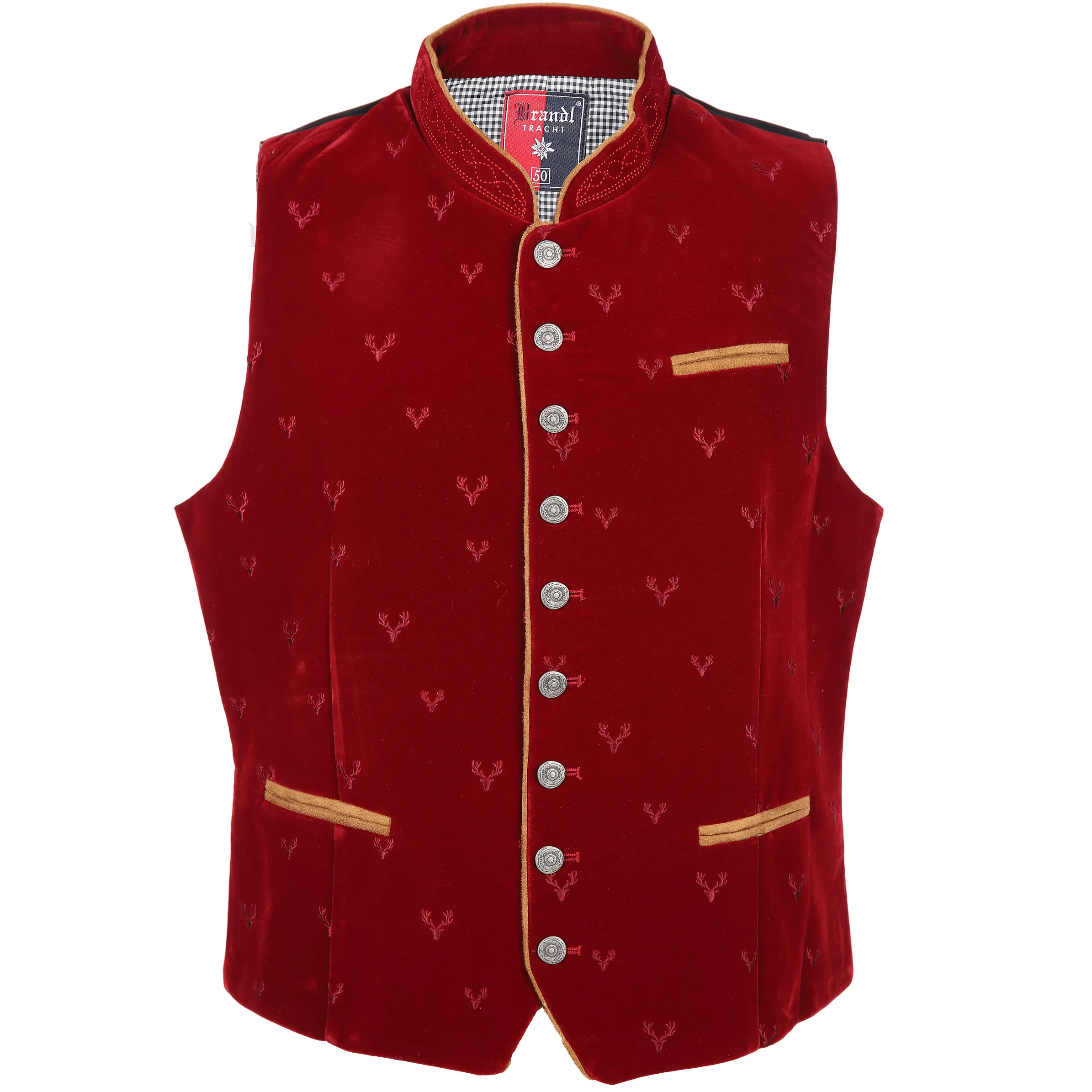 Brandl Tracht He. Trachtenweste Rot 822823 ROT 1