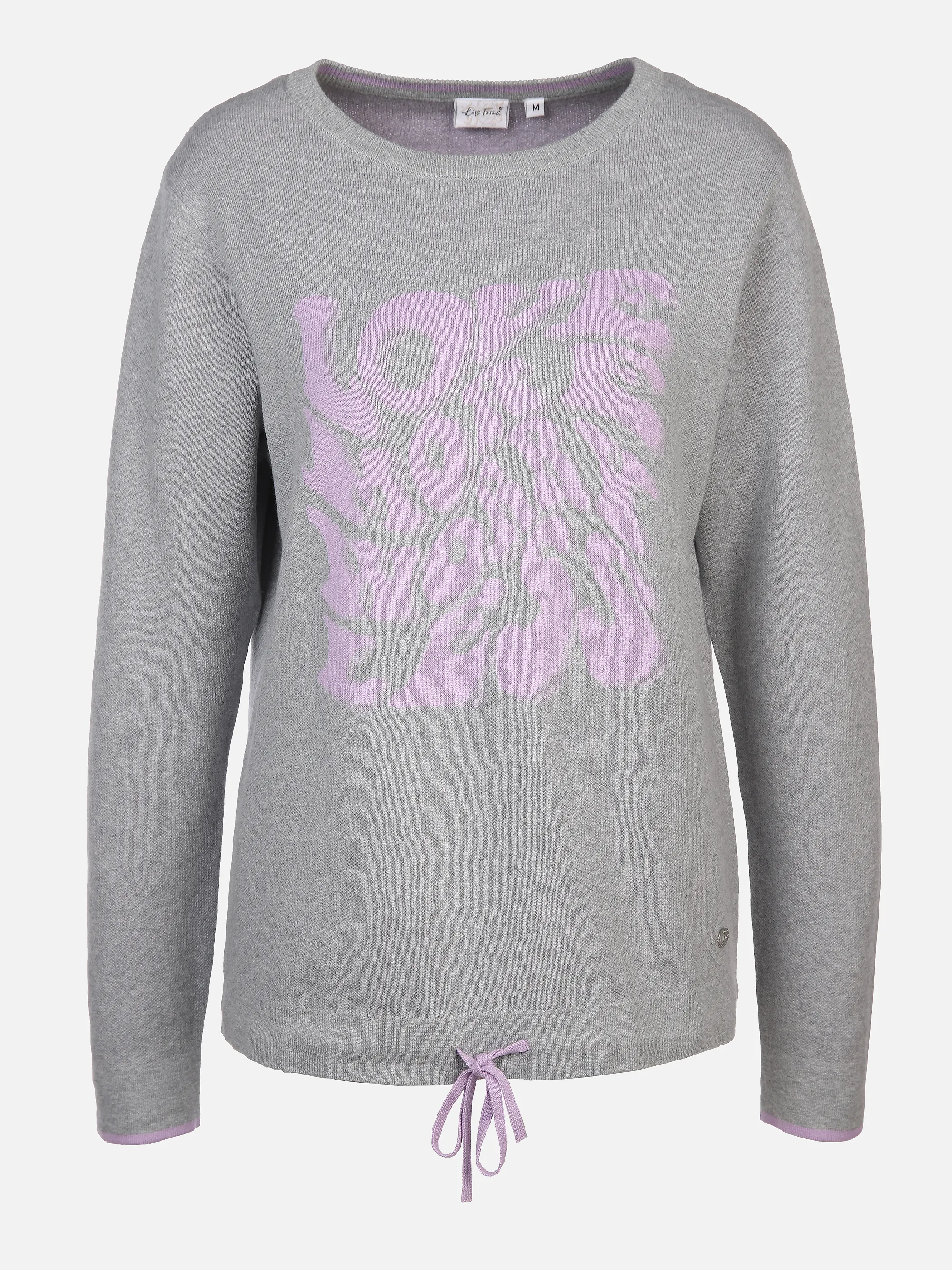 Lisa Tossa Da-Statement-Pullover Silber 896791 HELLGRAU 1
