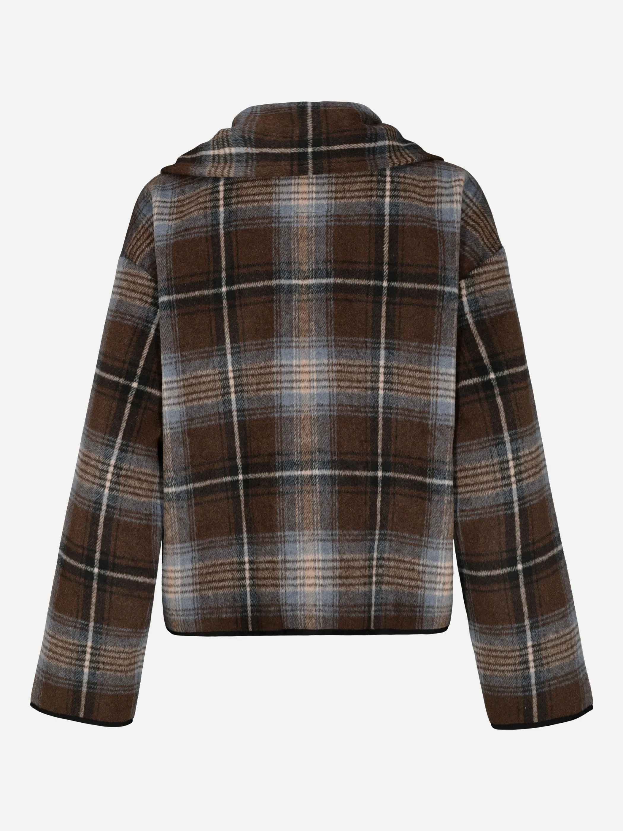 Lisa Tossa Da-Woolen Check Jacket Braun 933635 751 3
