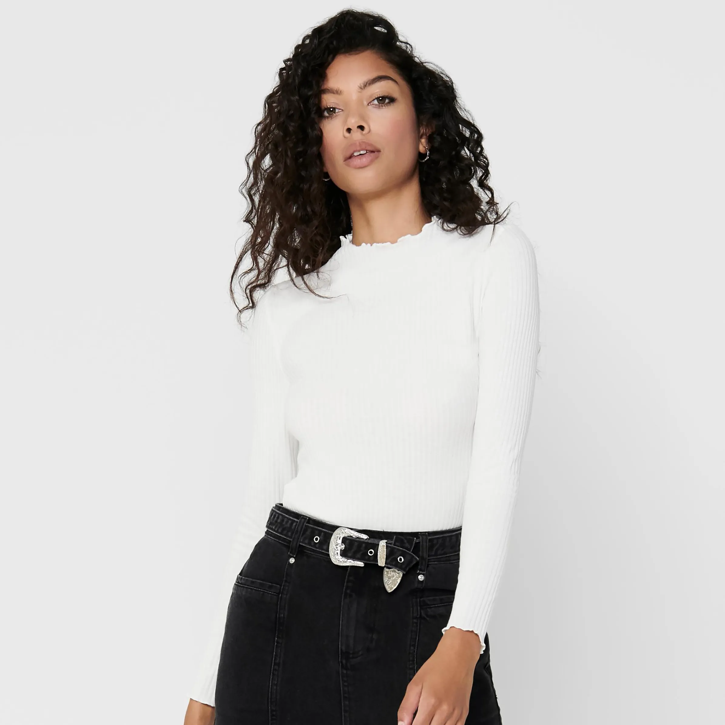 Only 15180040 ONLEMMA L/S HIGH NECK Weiß 824110 193778 4 Only 15180040 ONLEMMA L/S HIGH NECK Weiß 824110 193778 4