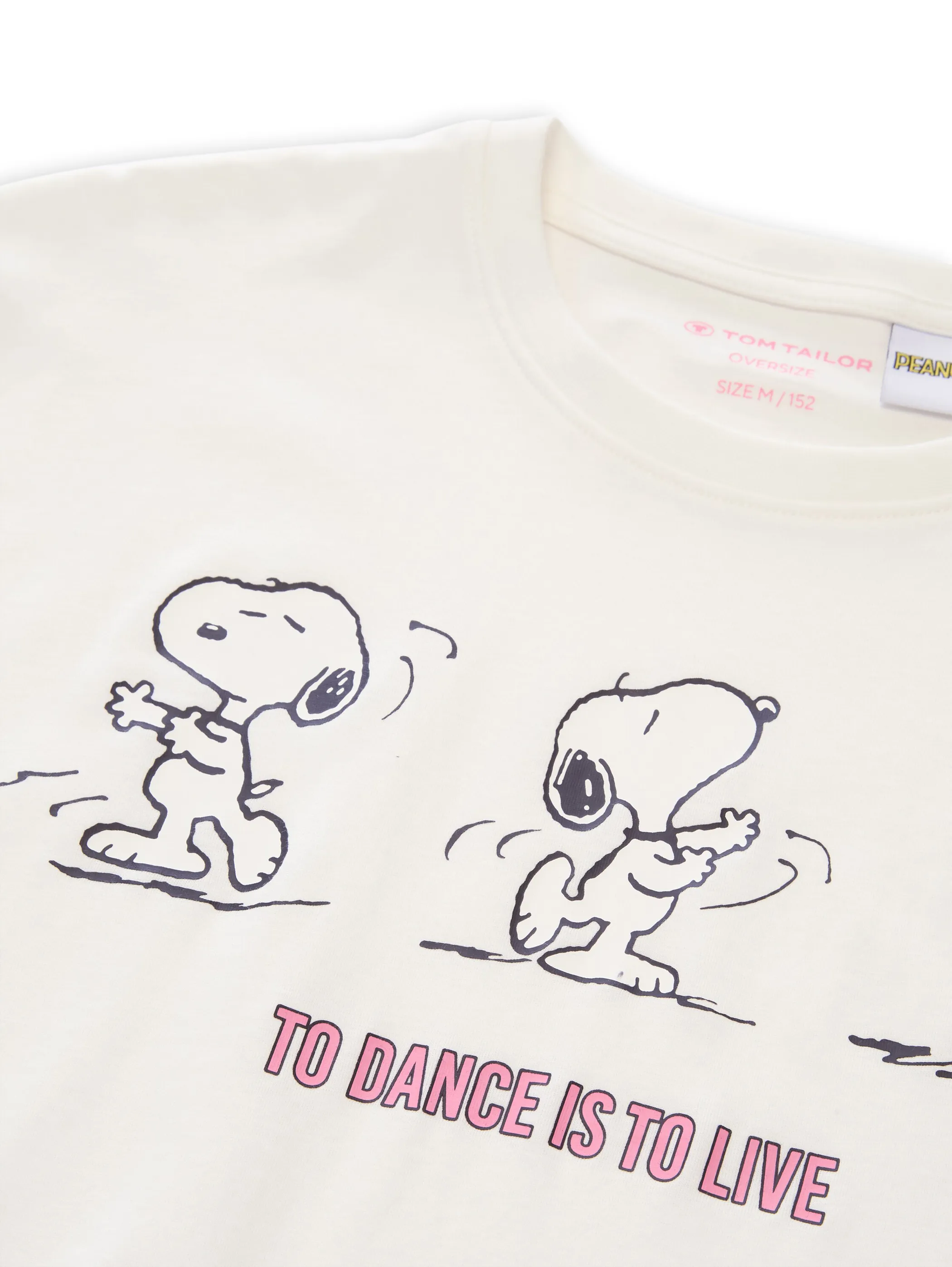 Tom Tailor 1052566 Peanuts printed T-shir Weiß 934454 10315 3
