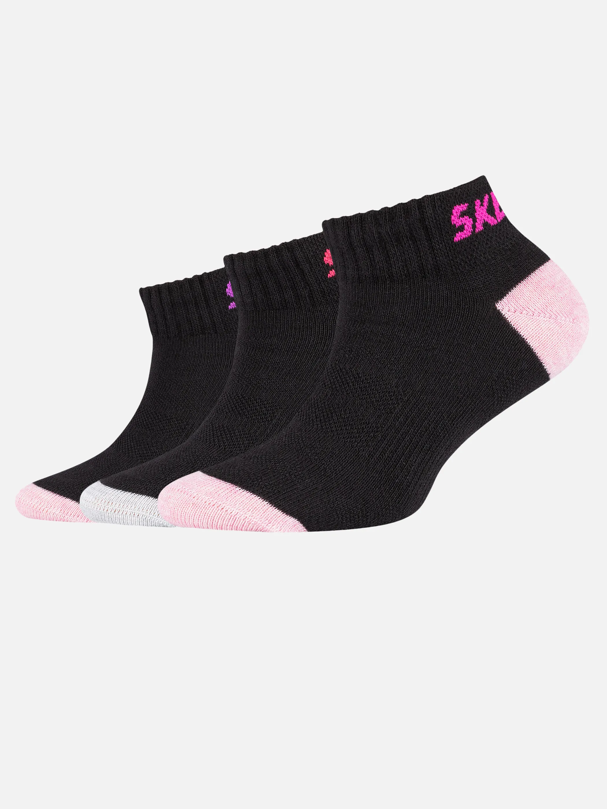 skechers SK43032 Girls Mesh Ventilation Schwarz 868718 9999 1