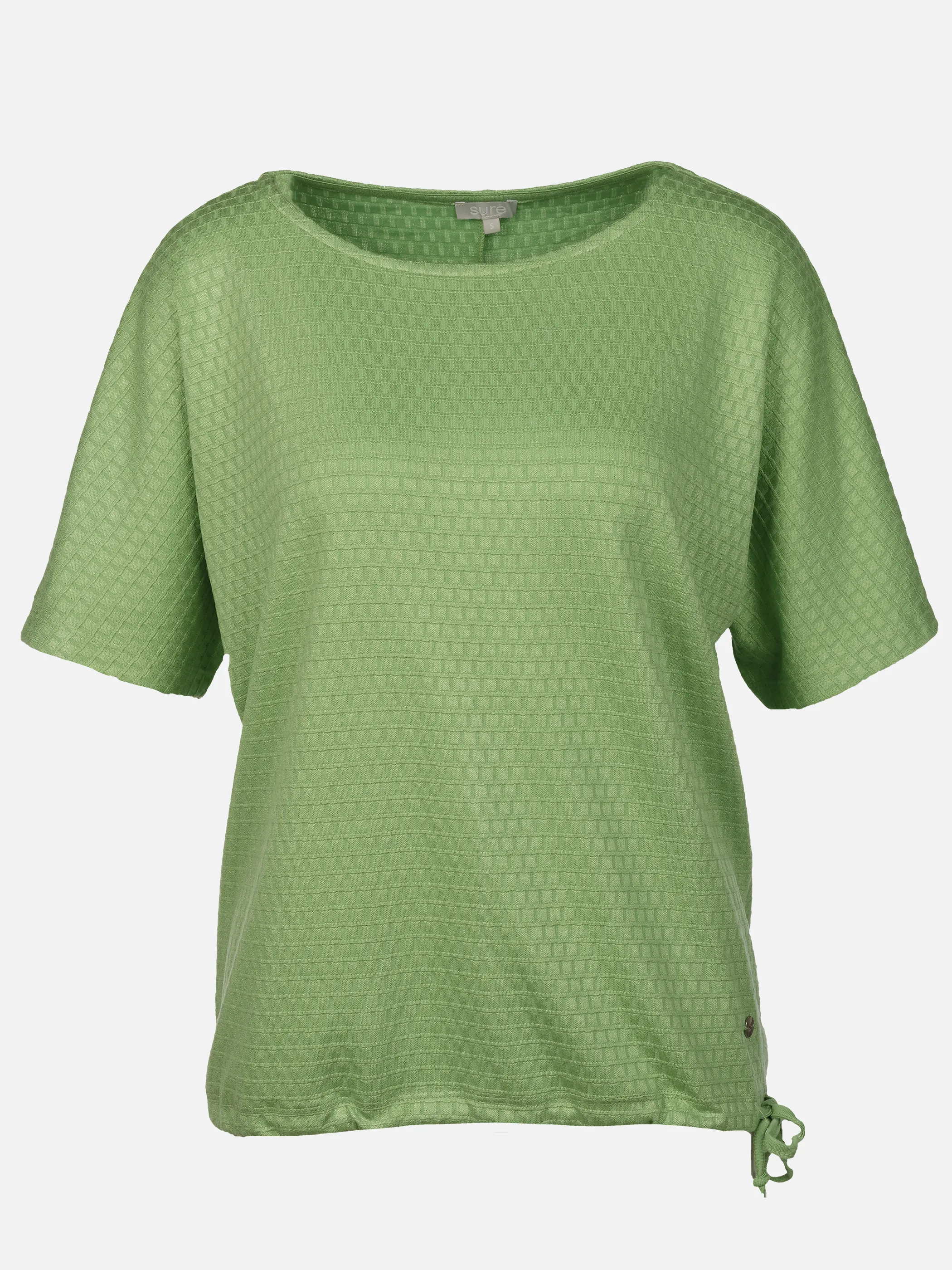 Sure Da-Jacquard-T-Shirt Grün 922069 GREEN 1