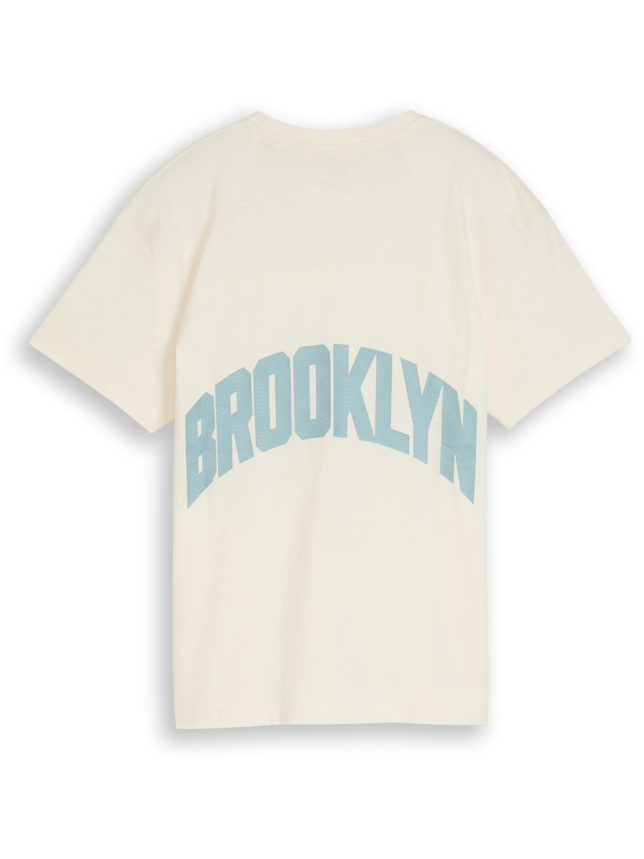 Tom Tailor 1049742 oversize printed t-shirt Weiß 928039 12906 2