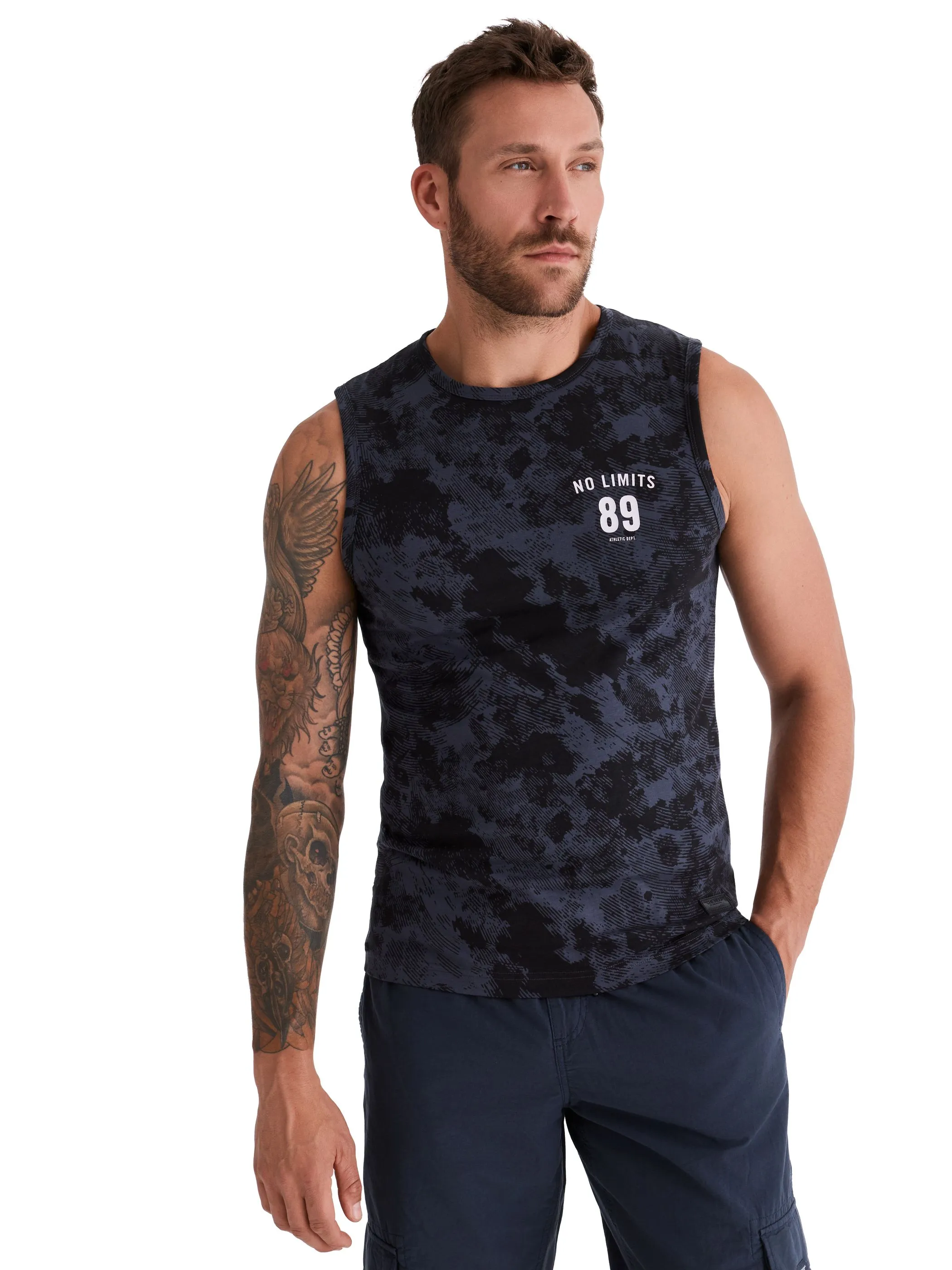 HERO by John Medoox 74250350009152 He-Tanktop "Till" Grau 928400 9152 1