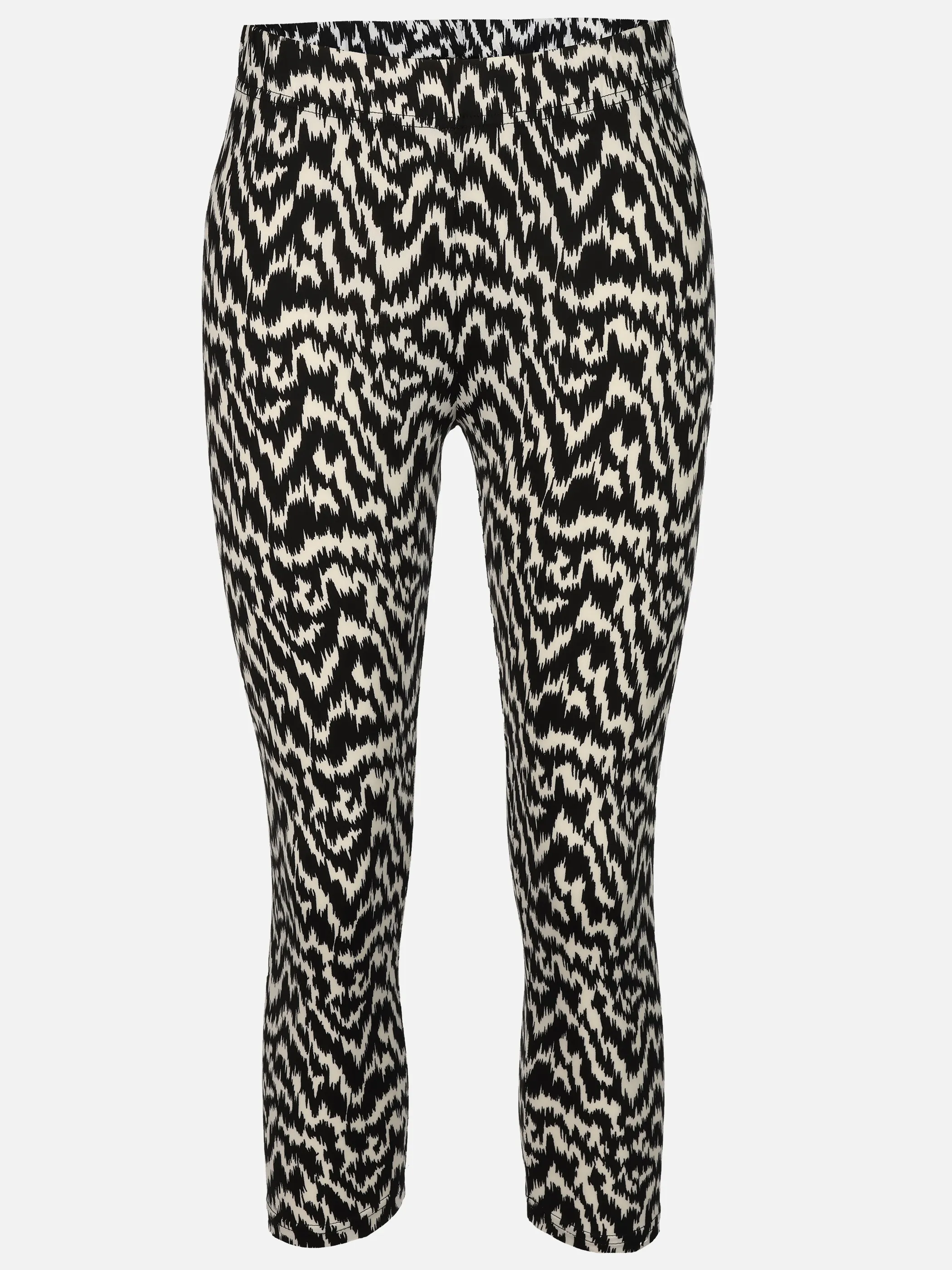 Sure Da-Capri-Leggings m. Print Schwarz 928063 ZIG ZAG 1