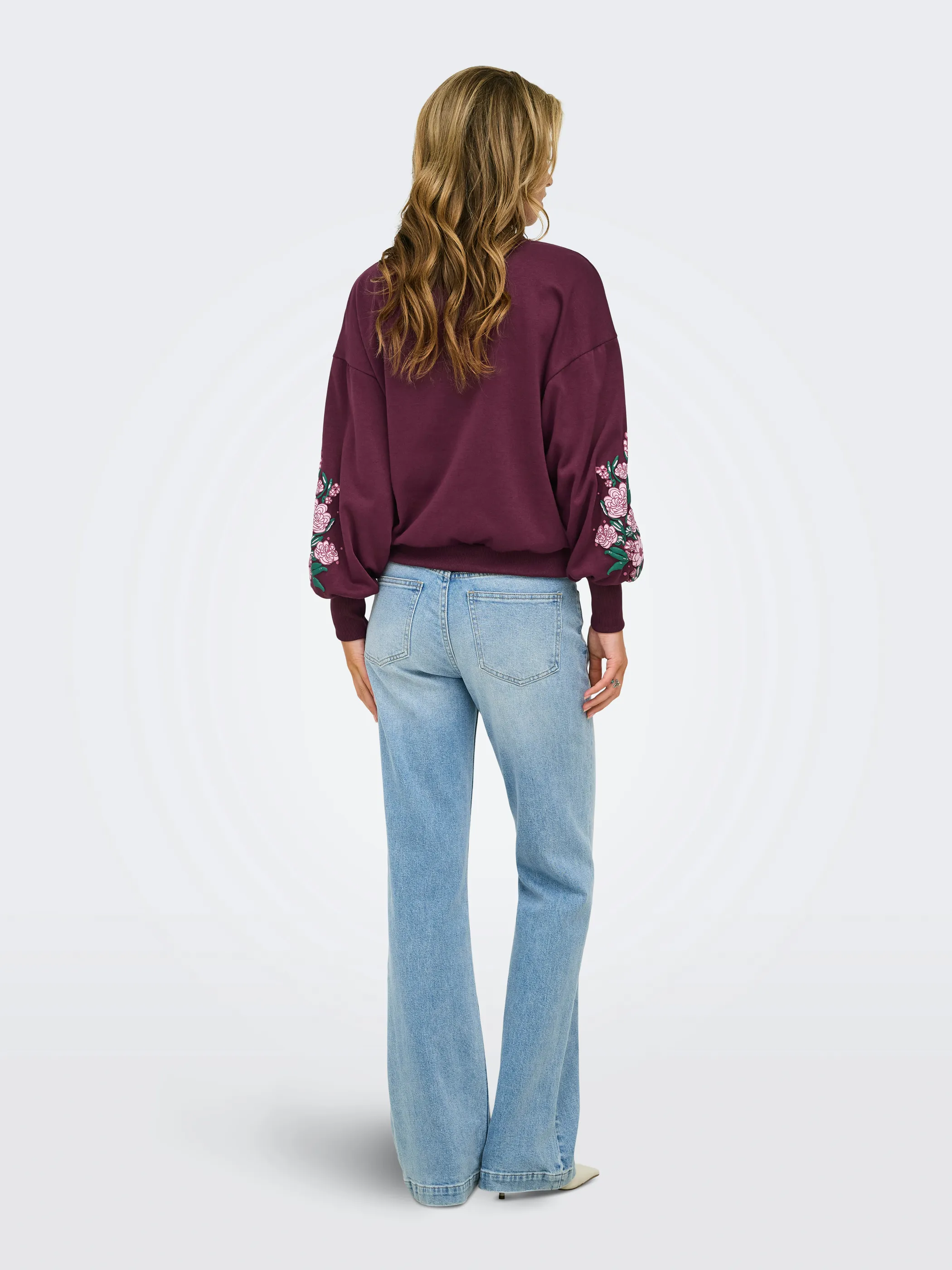 Only 15216364 ONLBROOKE L/S O-NECK Pink 908282 177912047 2