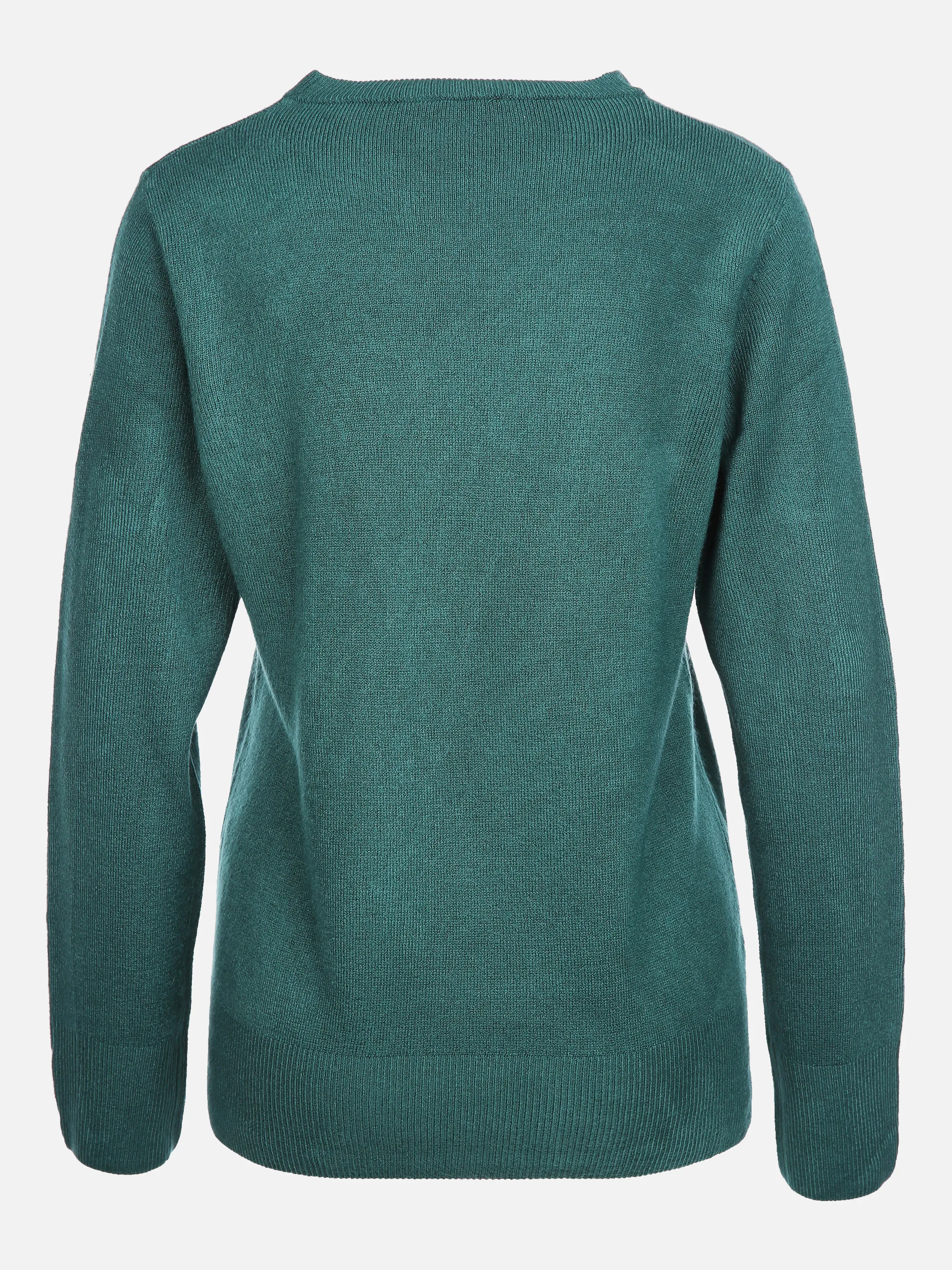 Sure Da-Rundhals-Pullover wie Cashm Grün 856106 DK. SALBEI 2