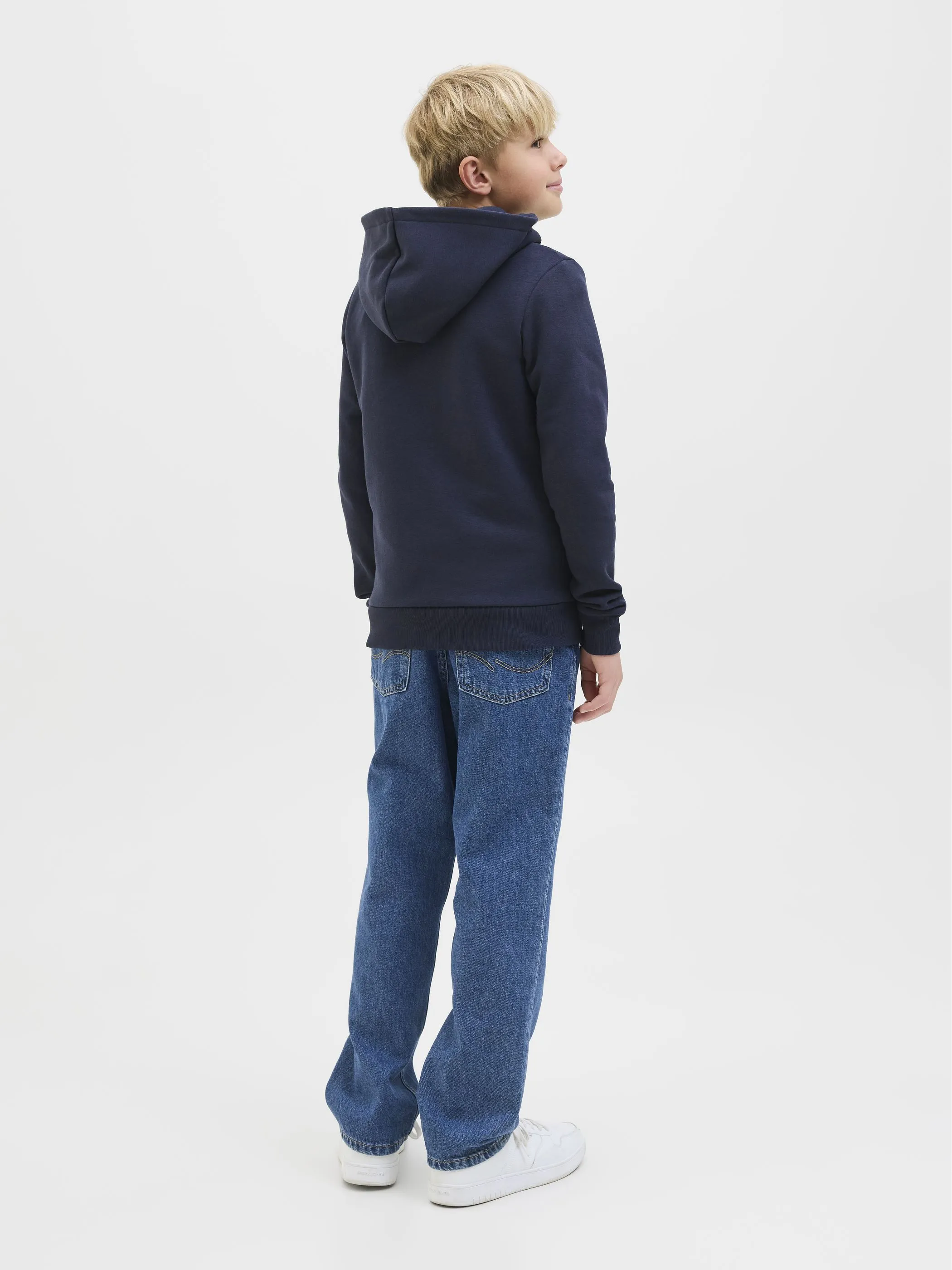 Jack&Jones Junior 12289751 JJARI BRANDING SWEAT Schwarz 918392 175917 2