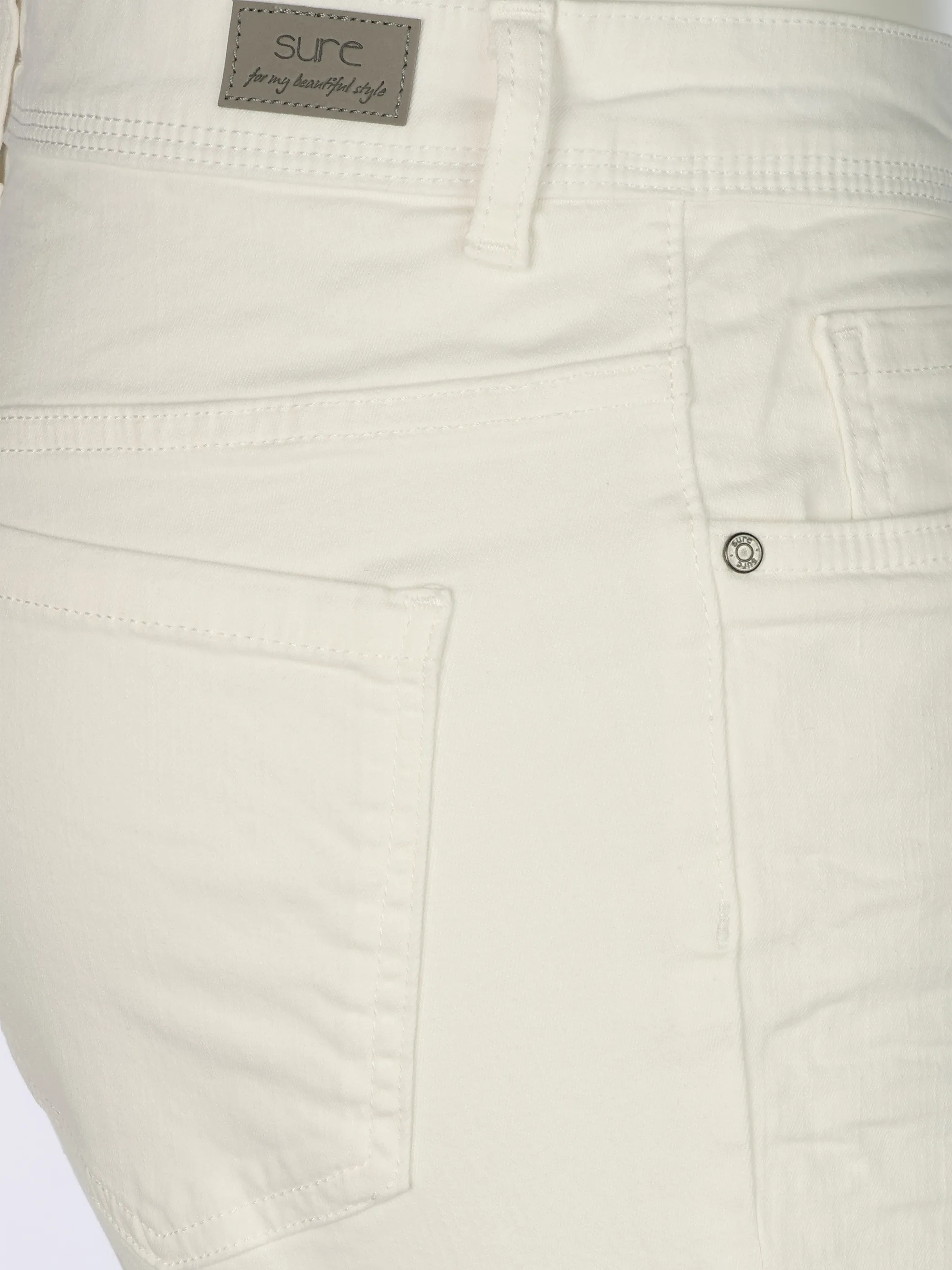 Sure Da-Hose "Tanita" super slim Weiß 920864 OFFWHITE 4