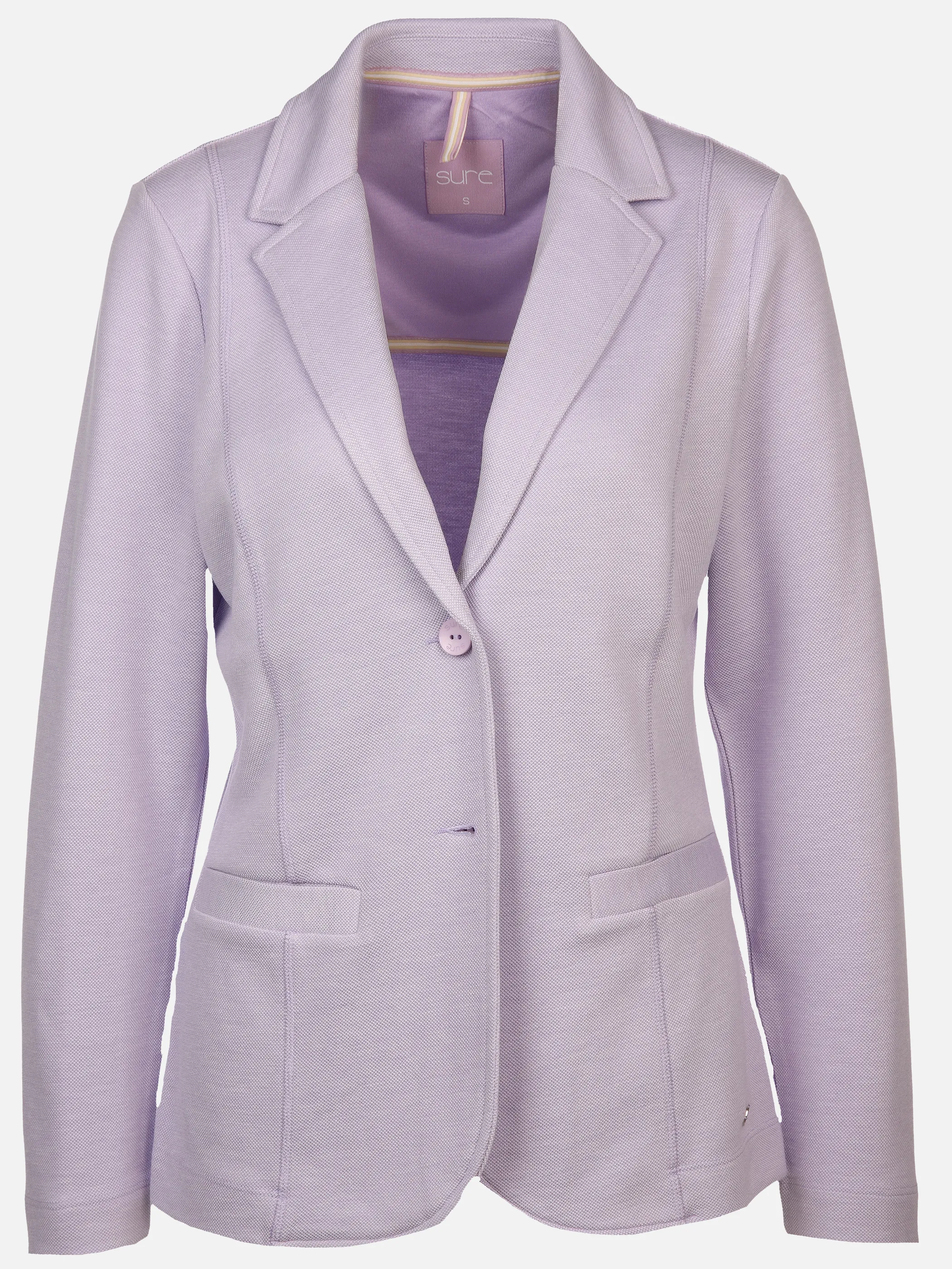 Sure Da-Jersey-Blazer m.2 Knöpfen Lila 878389 FLIEDERMEL 1 Sure Da-Jersey-Blazer m.2 Knöpfen Lila 878389 FLIEDERMEL 1