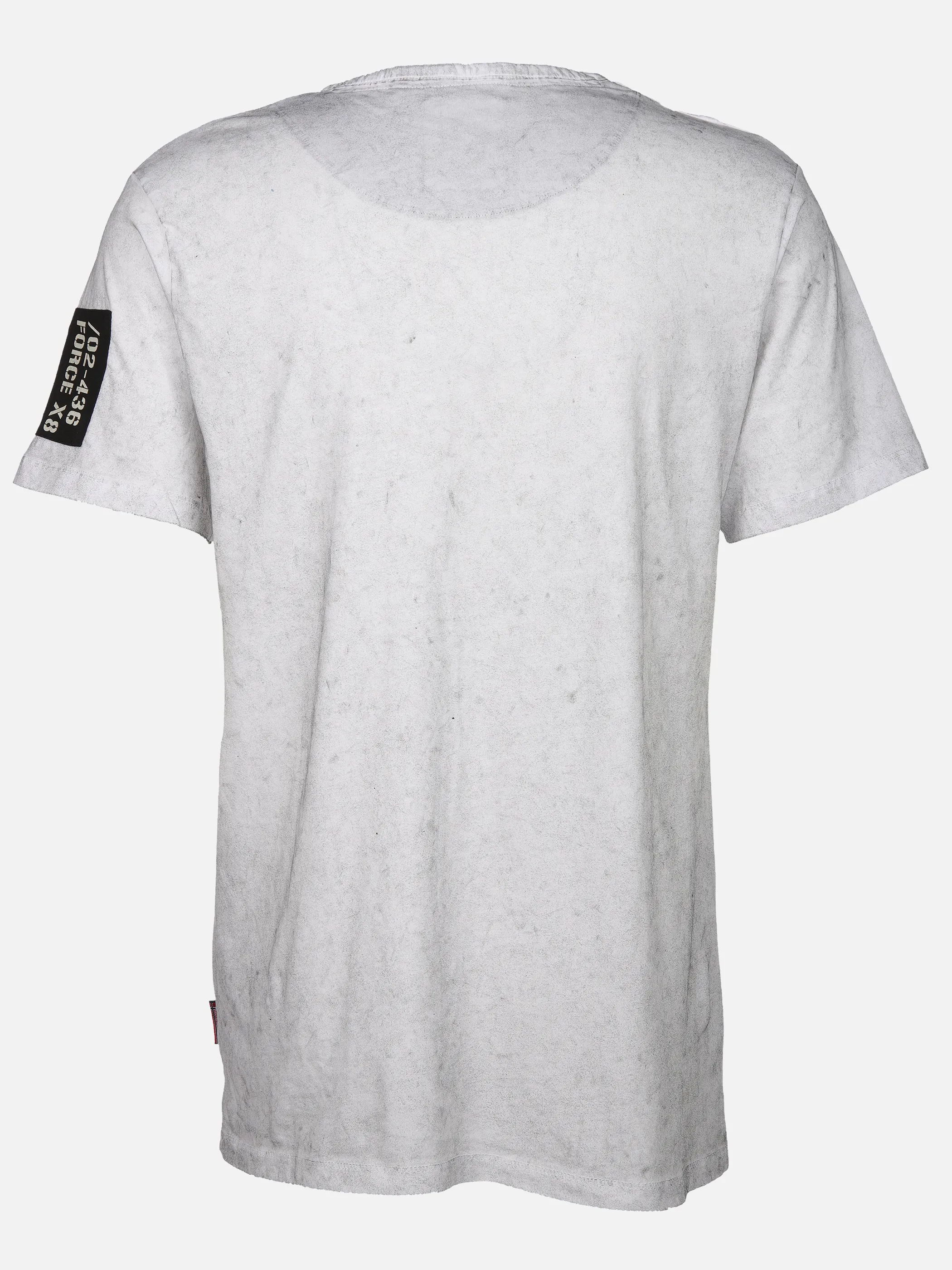 Southern Territory He. Henleyshirt 1/2 Arm cut+sewn washer Weiß 910618 OFF WHITE 2