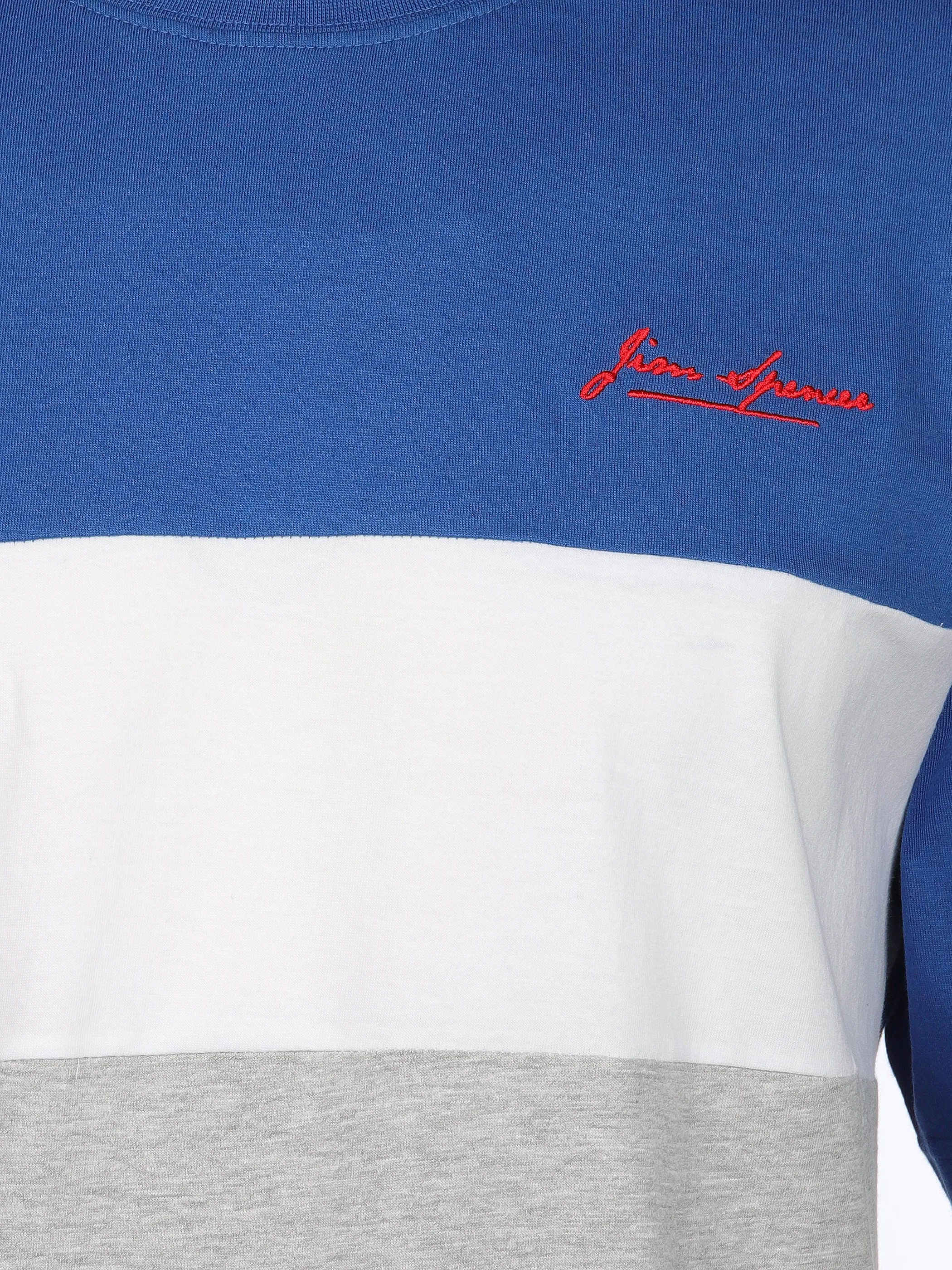 Jim Spencer He. Pyjama kurz Blockstreifen Blau 904941 BLAU 3