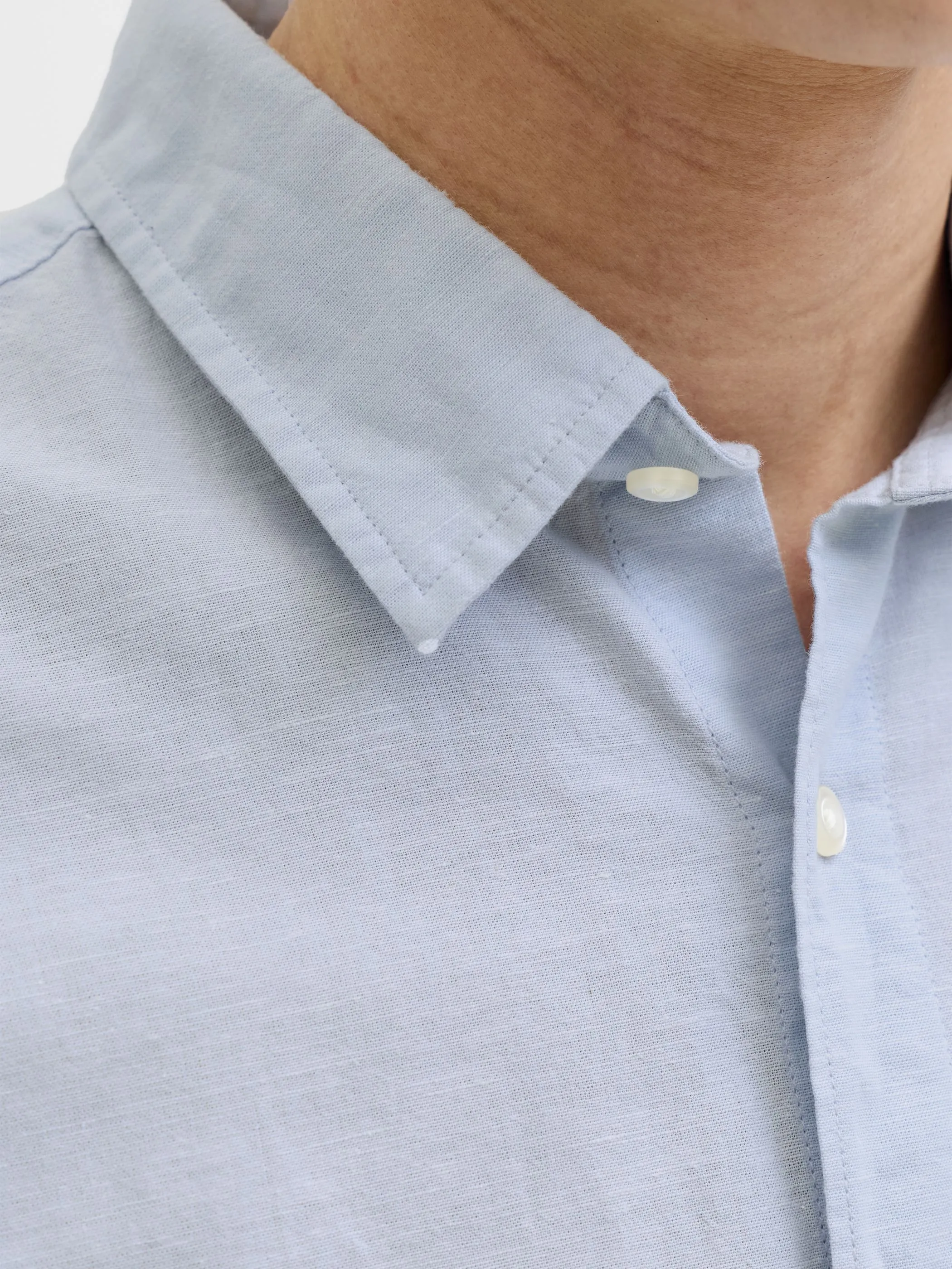 Jack Jones 12288595 JJEBREEZE LINEN BLEND Blau 920935 175777 4