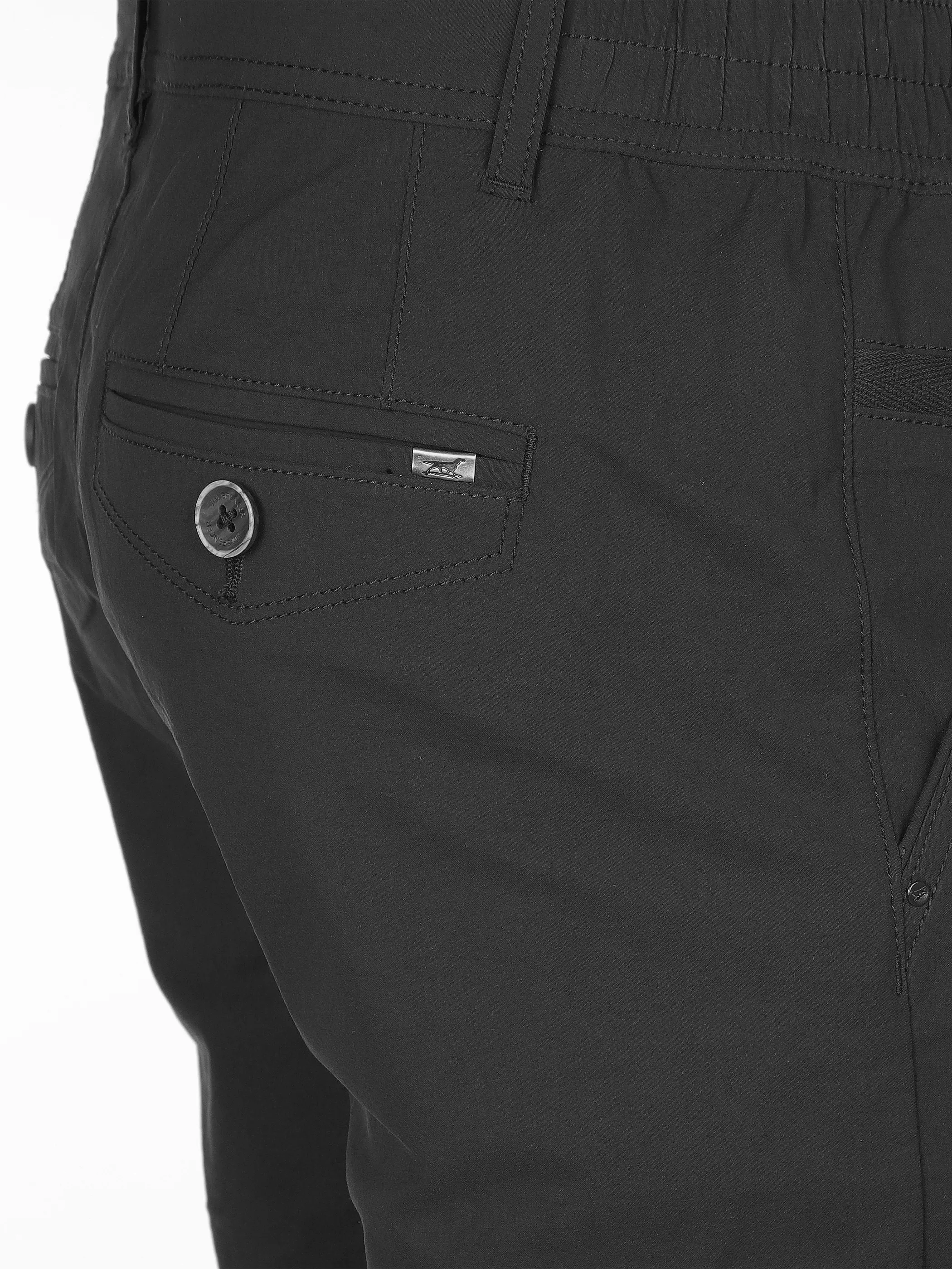 Jim Spencer He. Chinohose Quickdry Schwarz 905060 BLACK 4