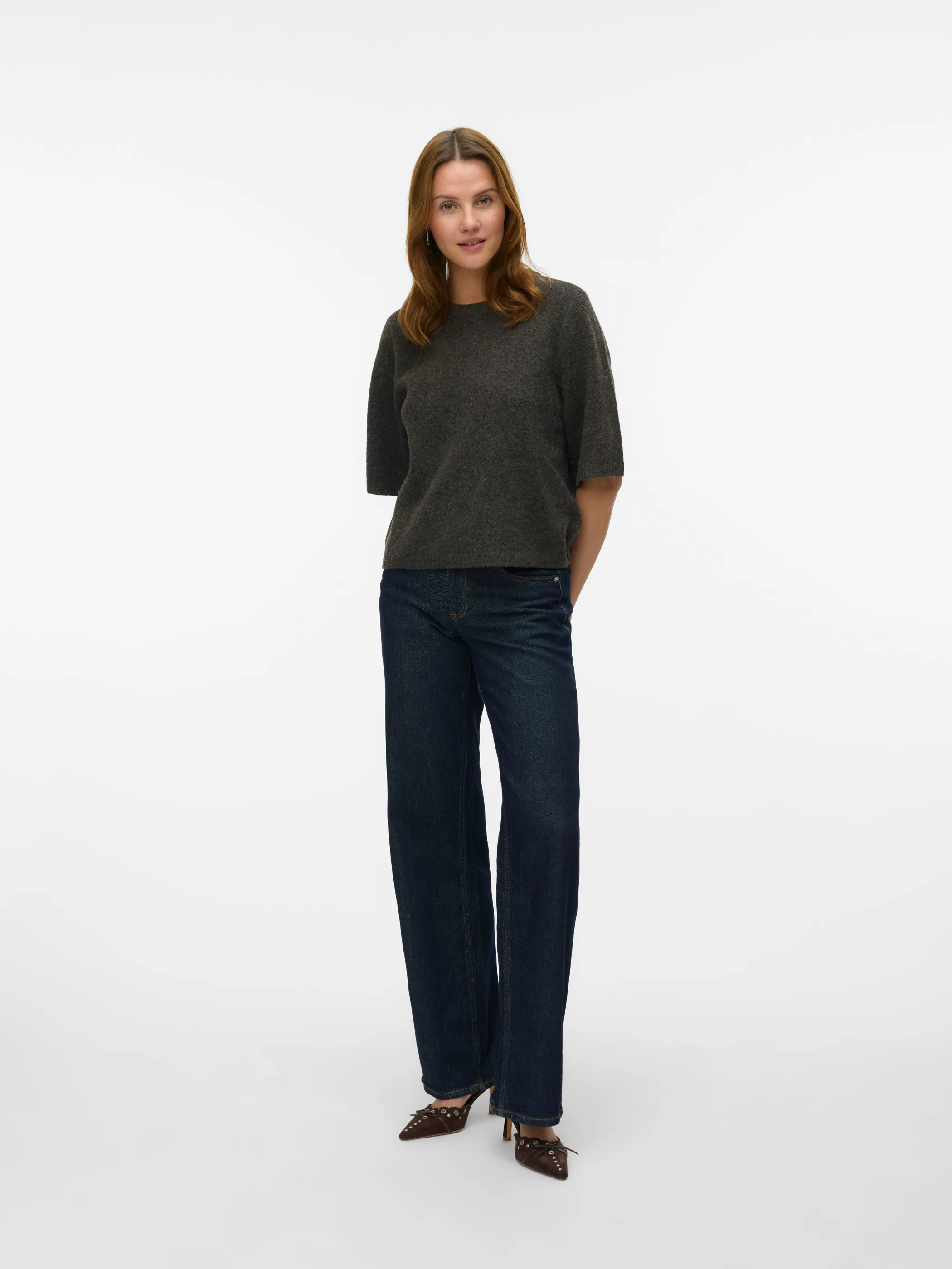 Vero Moda 10325934 VMBOOM 2/4 O-NK OVERS Braun 913150 297957001 3