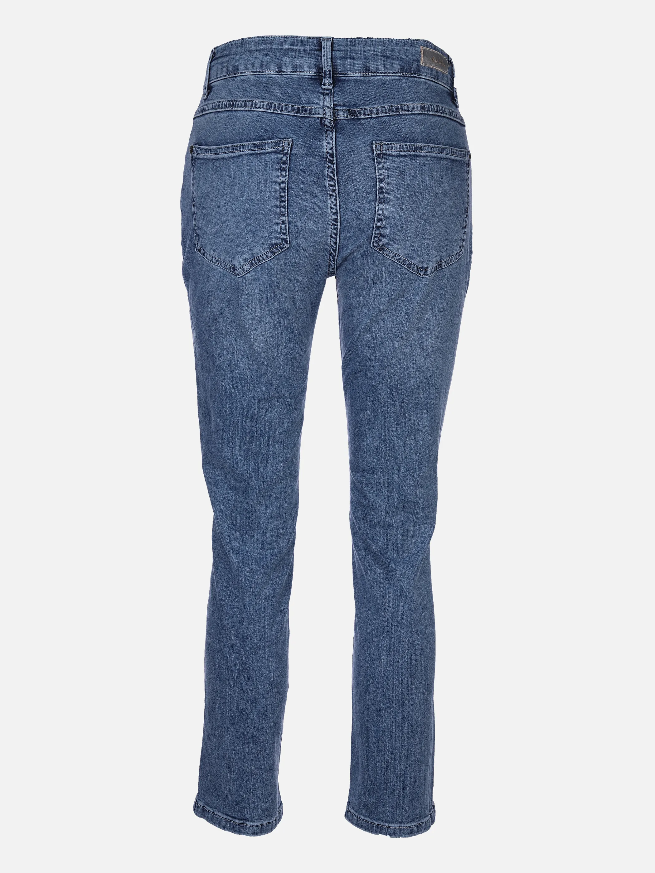 Lisa Tossa Da-Jeans m. Bindeband Blau 862059 MID BLUE 2