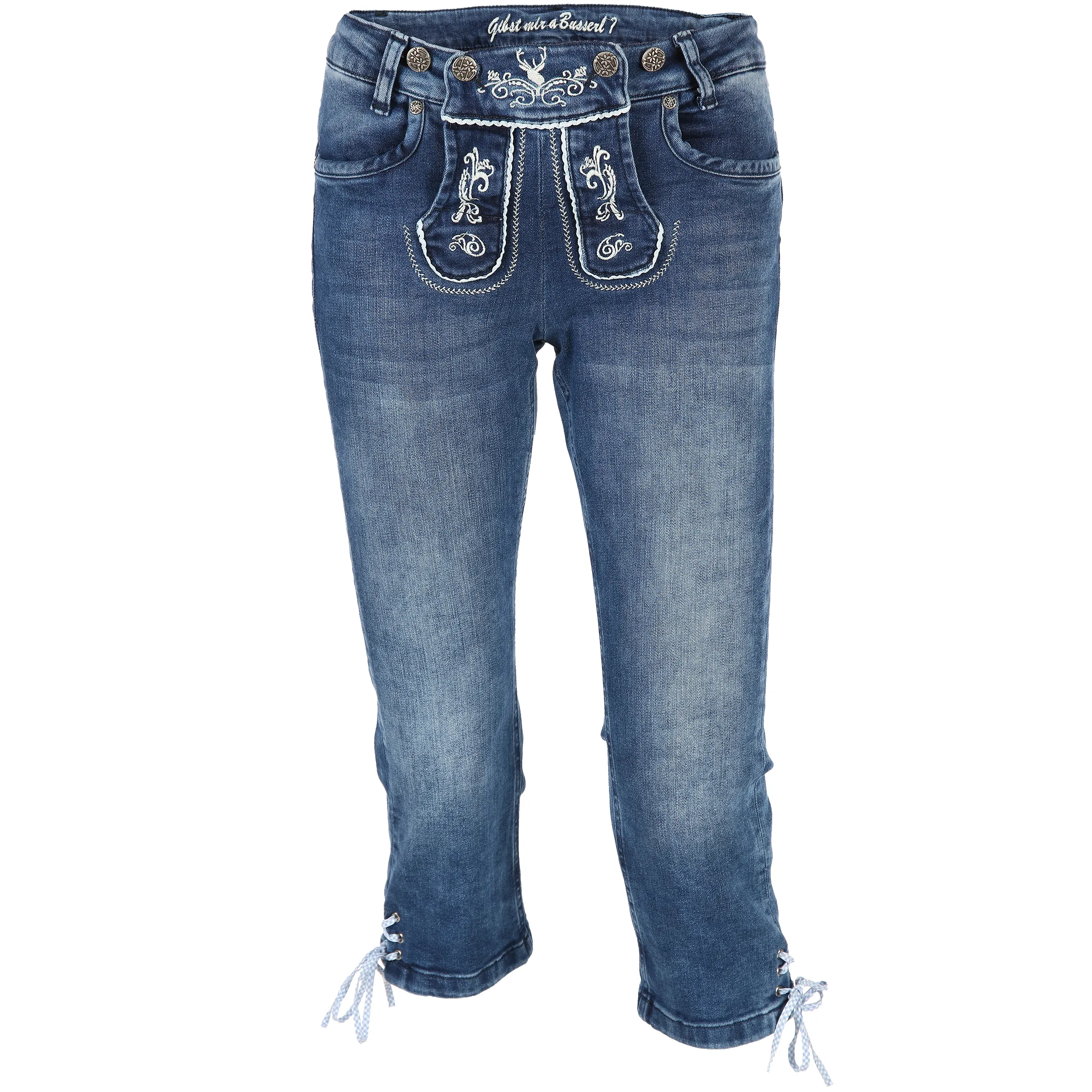 Brandl Tracht Da-Trachtenjeanscapri Blau 795894 DUNKELBLAU 1 Brandl Tracht Da-Trachtenjeanscapri Blau 795894 DUNKELBLAU 1