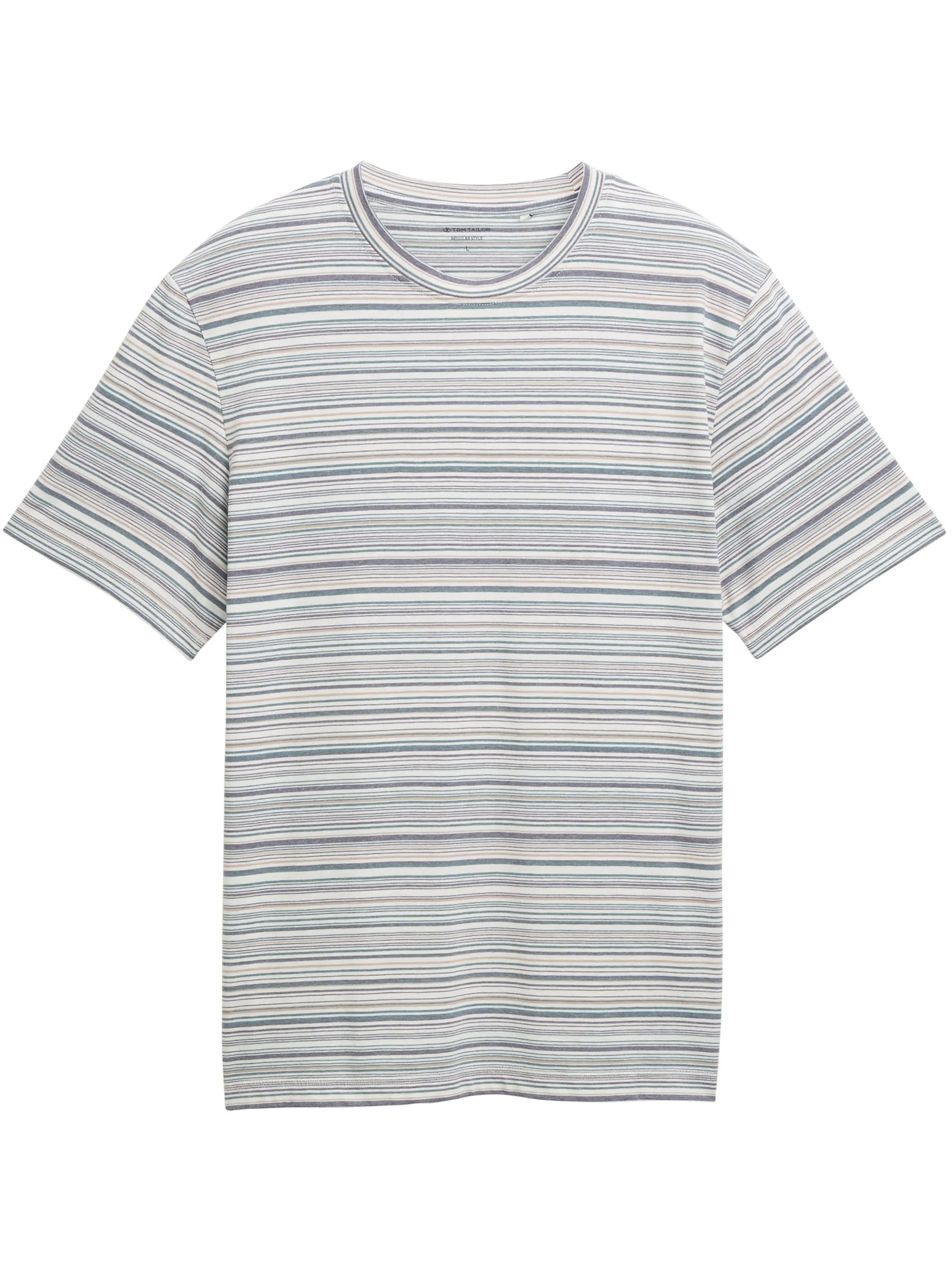 Tom Tailor 1047796 striped t-shirt Weiß 914870 38604 1
