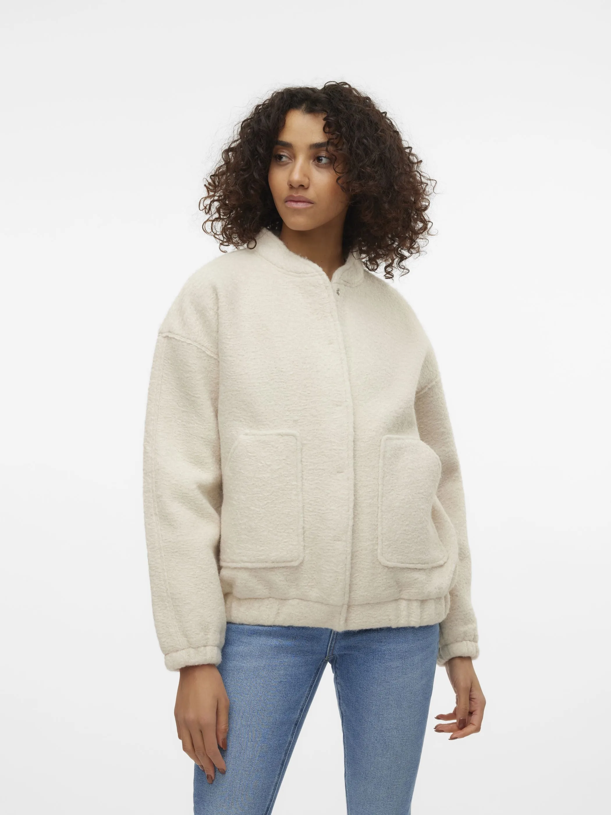 Vero Moda 10304921 VMAMBER ELITE BOMBER Weiß 897705 175626