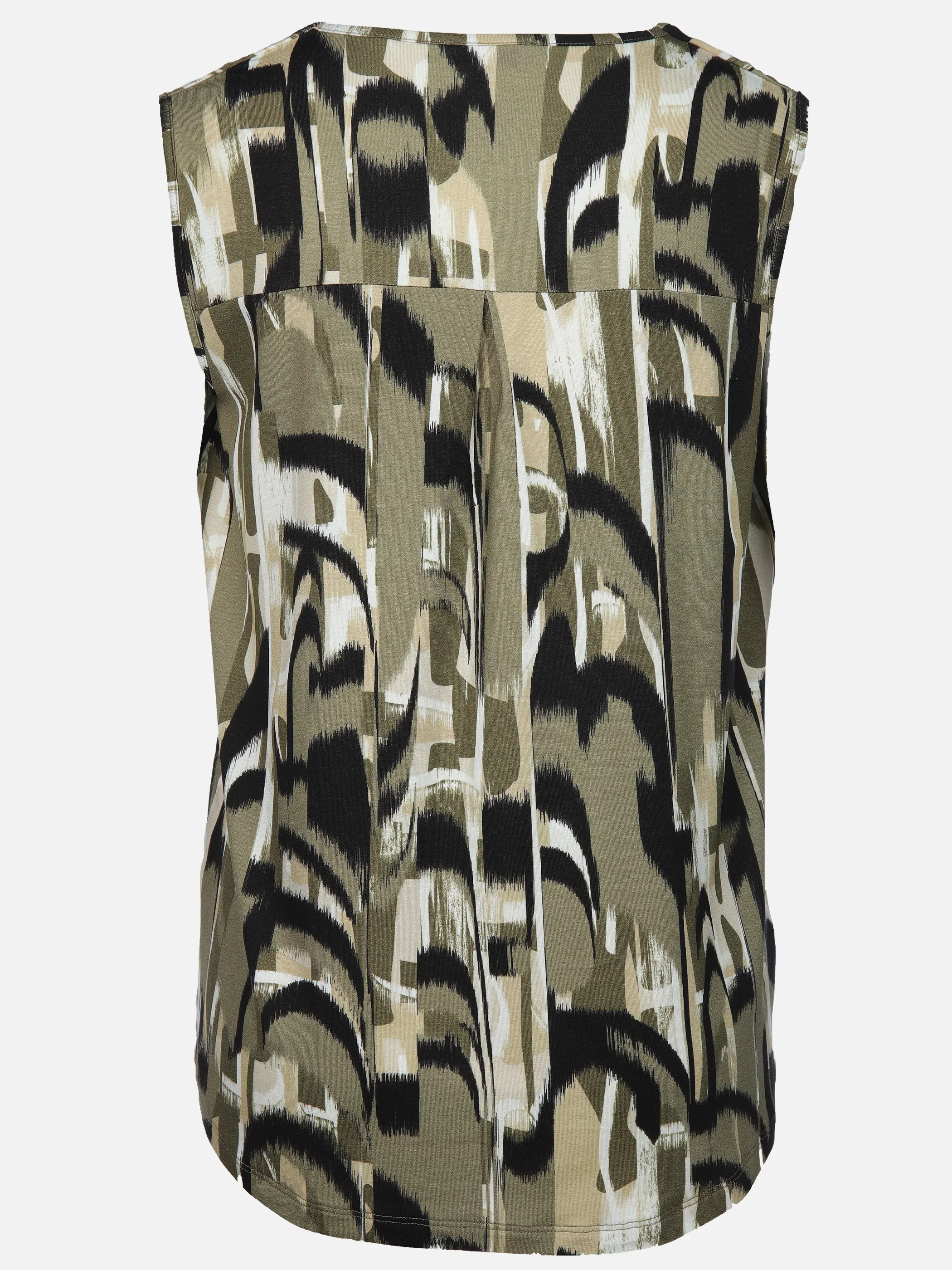 Lisa Tossa Da-Alloverprint-Top Oliv 910483 TREK 2