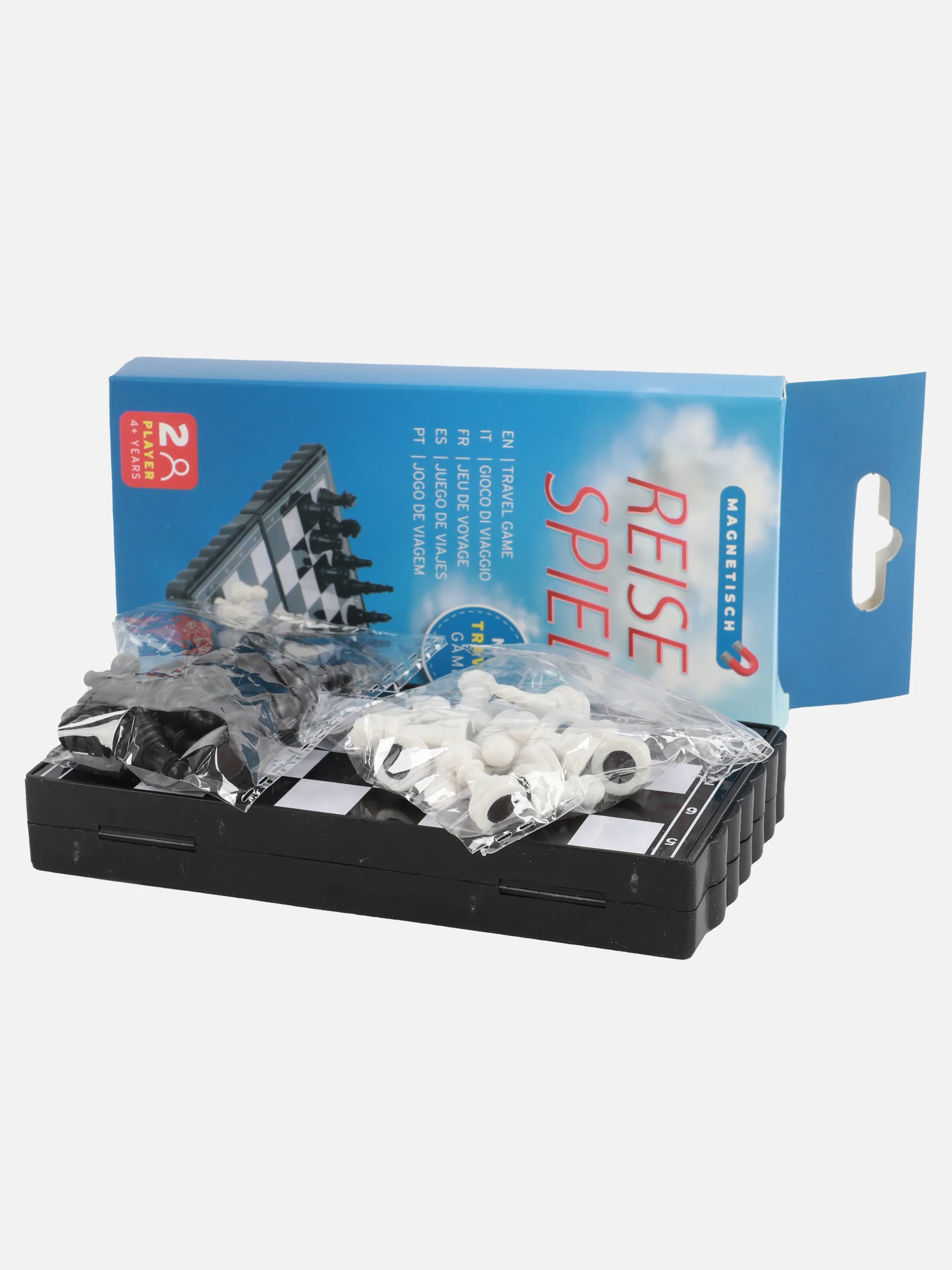 Spielzeug Reisespiel magnetisch 4 fach s Bunt 909135 BUNT 2