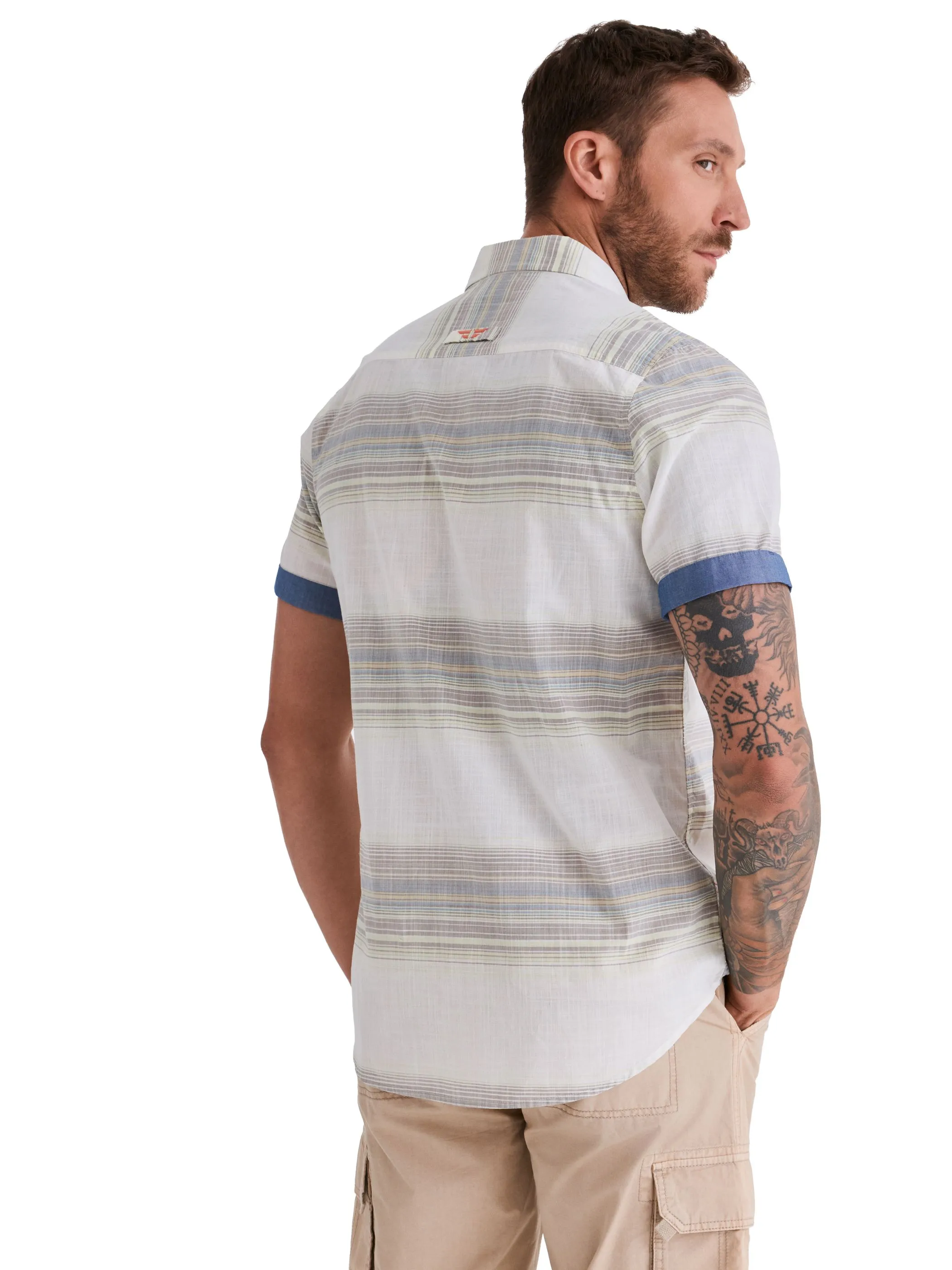 HERO by John Medoox 73110760009156 He. Bluse/Hemd, Gelb 928374 9156 2