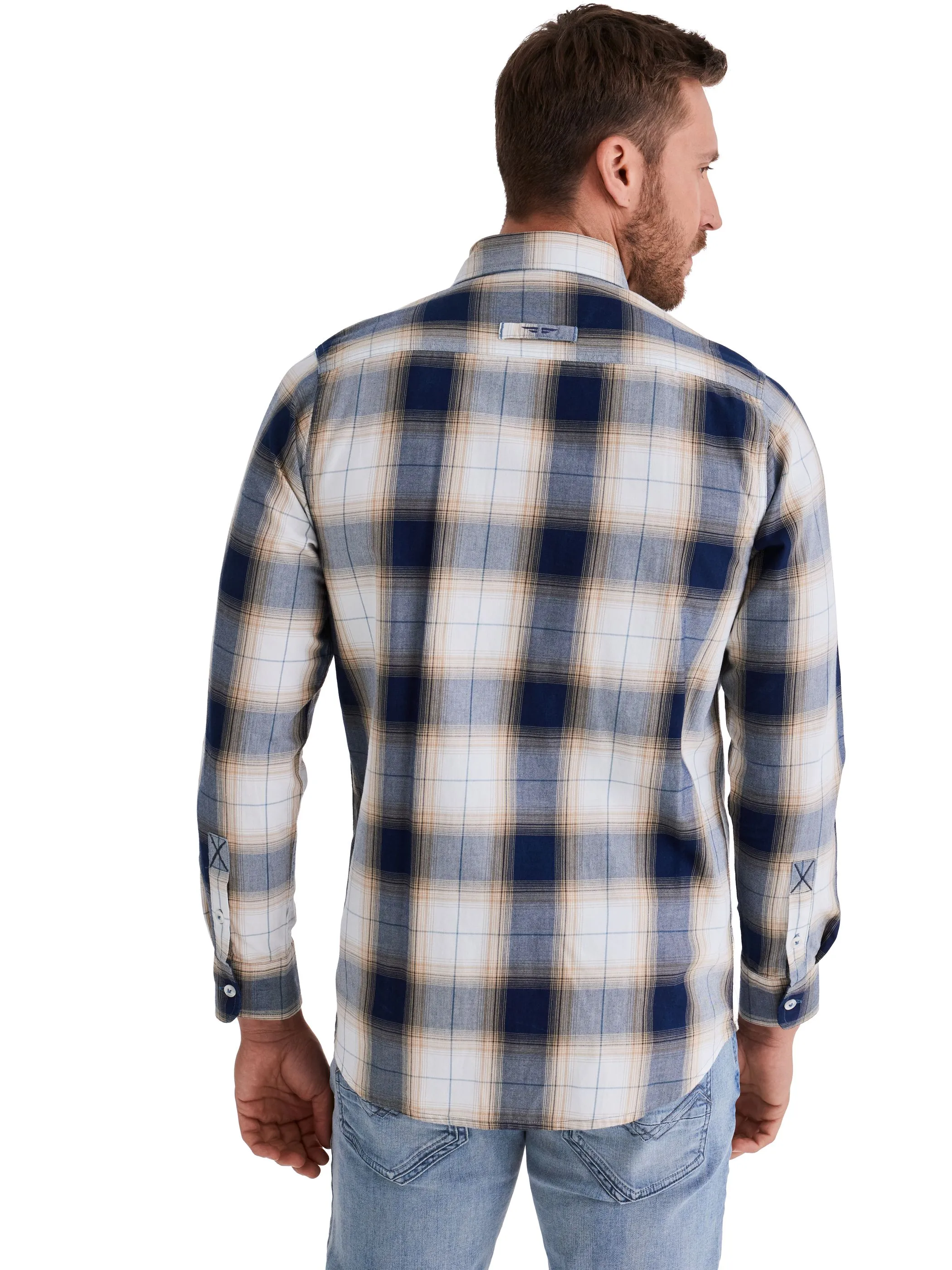 HERO by John Medoox 73102300009111 He. Bluse/Hemd, Blau 928376 9111 2