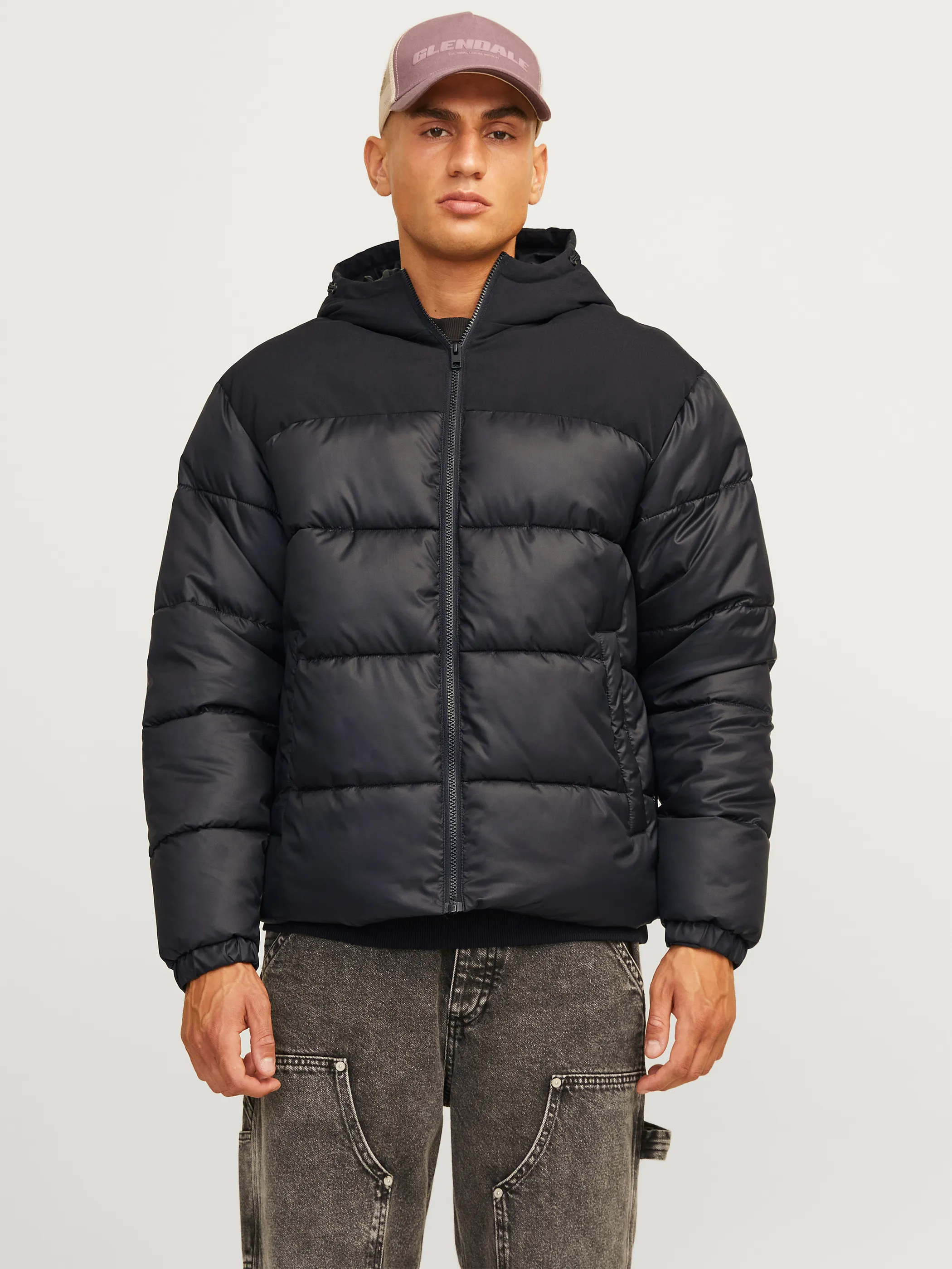 Jack Jones 12256882 JJMOON HOOD PUFFER Schwarz 898067 178012 5 Jack Jones 12256882 JJMOON HOOD PUFFER Schwarz 898067 178012 5