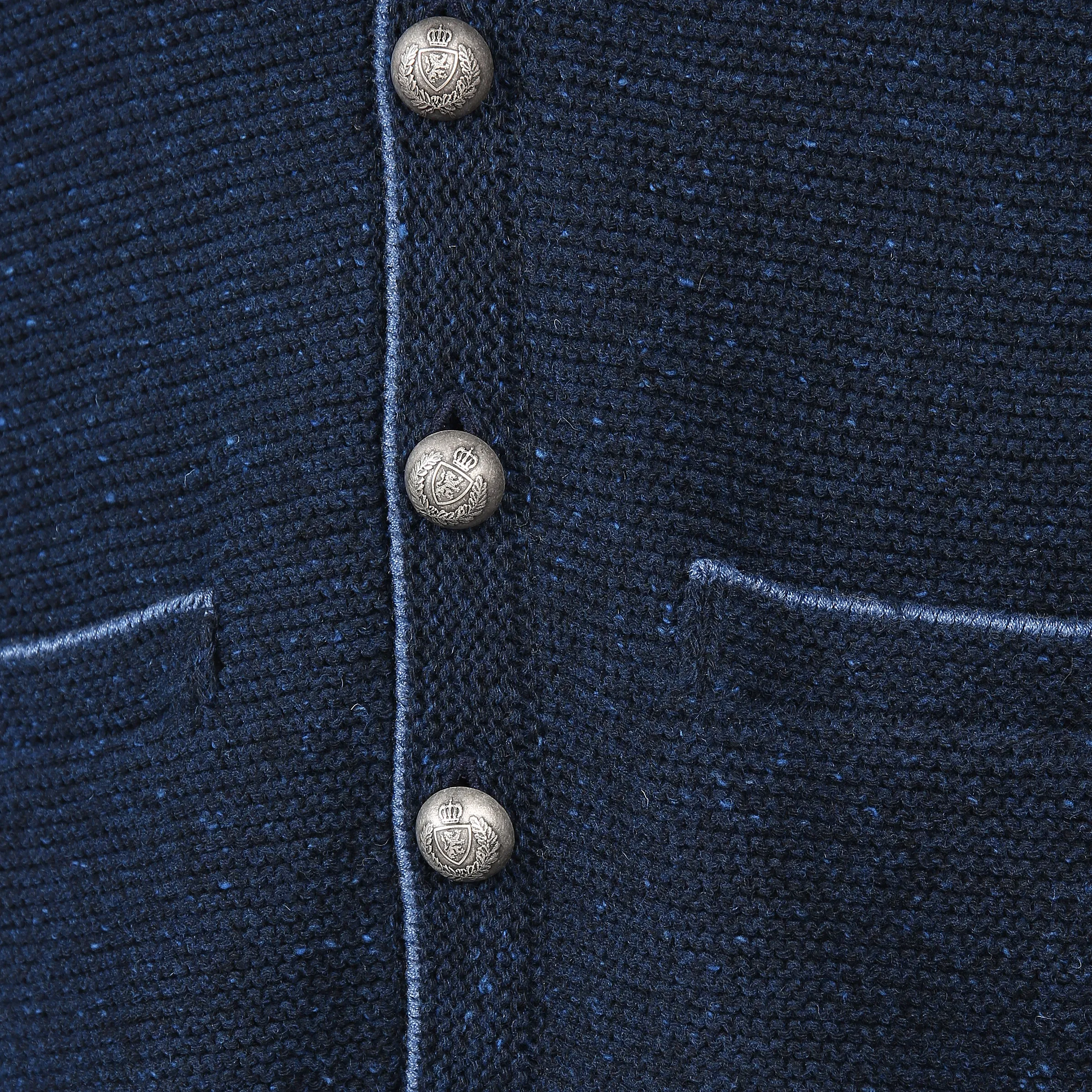 Birkhahn Mode und Tracht He. Trachtenjanker melange Blau 811851 NAVY 3 Birkhahn Mode und Tracht He. Trachtenjanker melange Blau 811851 NAVY 3