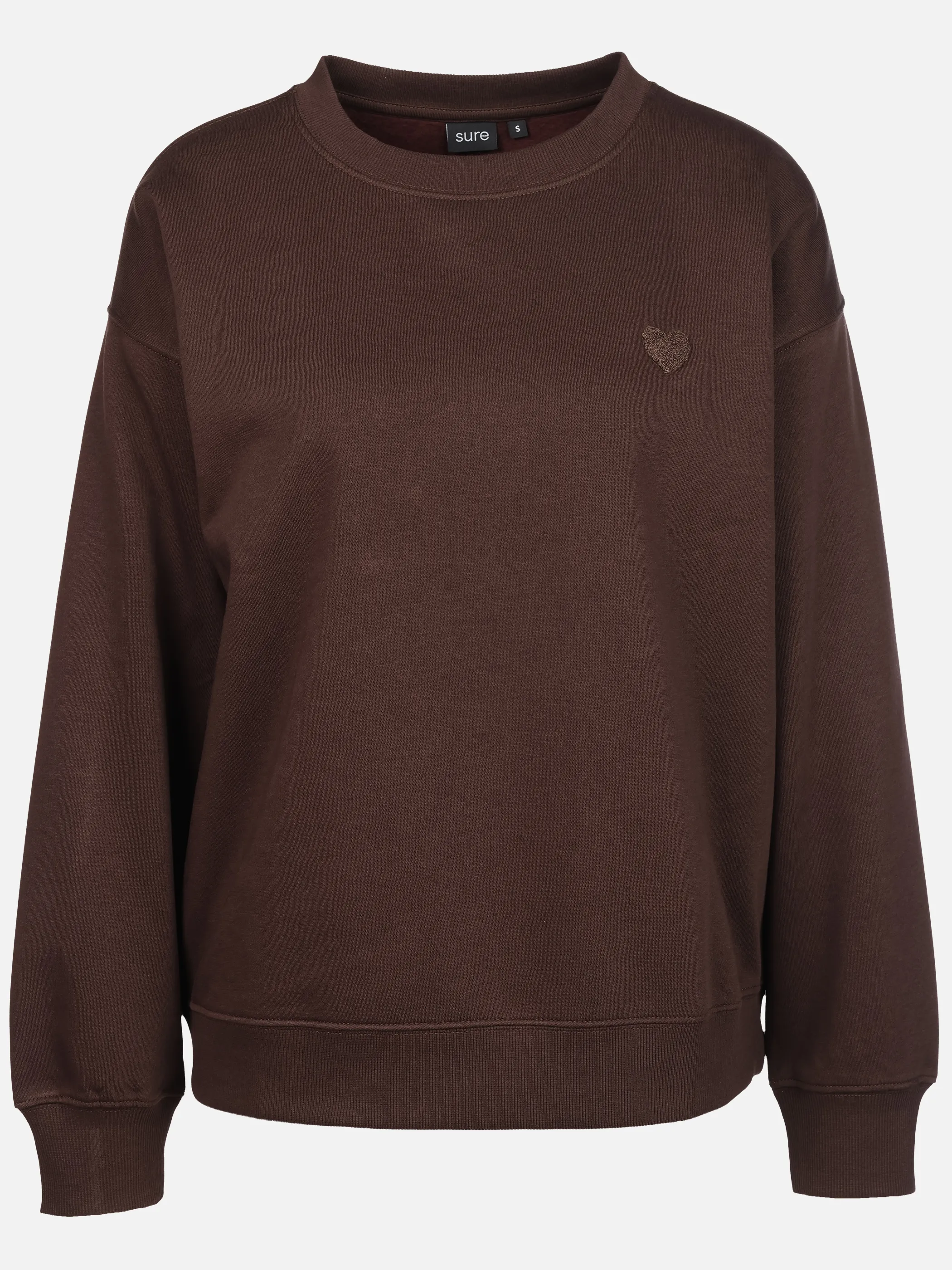 Sure Da. Sweatshirt m. Stickerei Braun 928160 JAVA 1