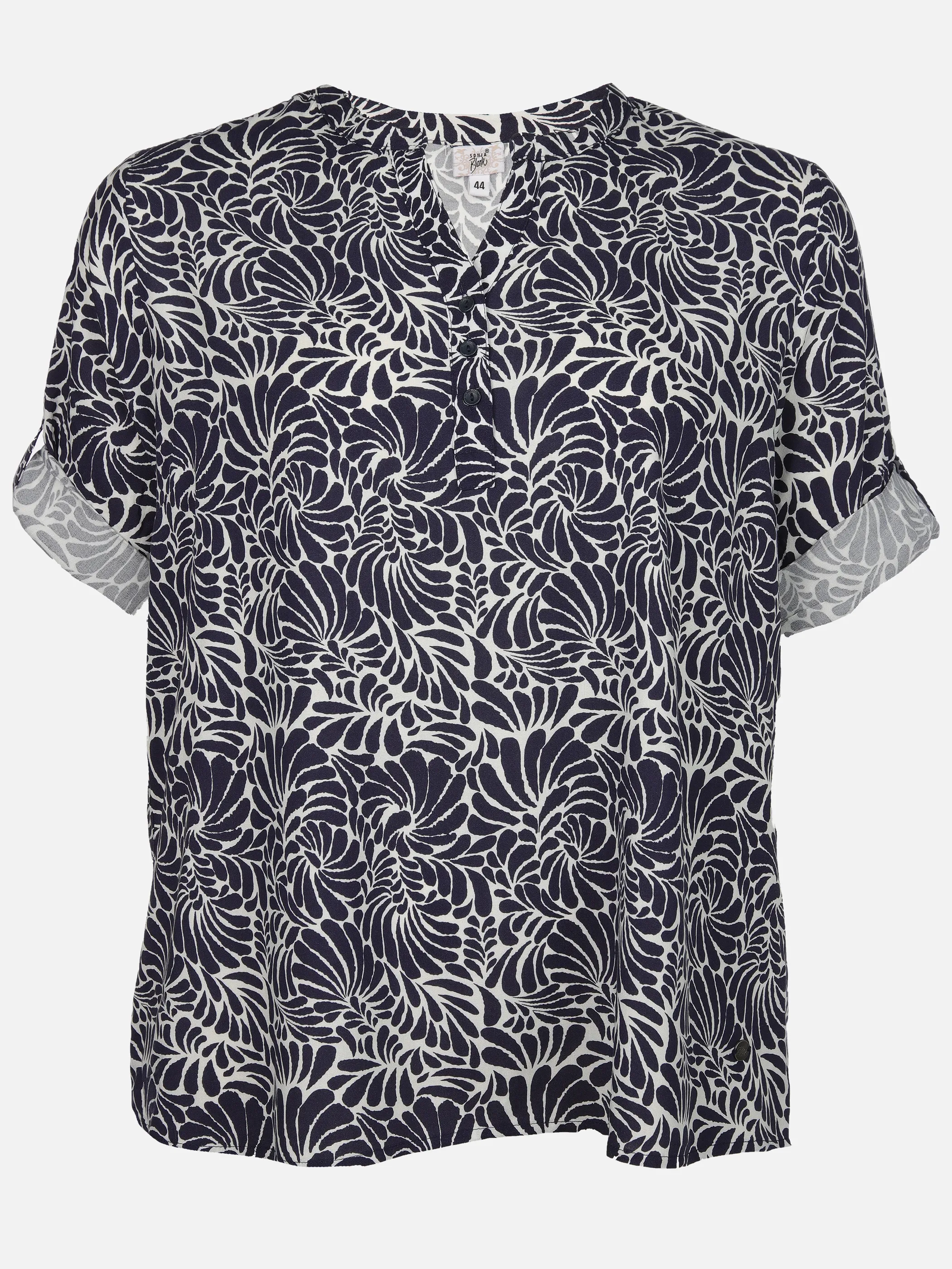 Sonja Blank Da-gr.Gr. Bluse, 3/4 Arm Marine 905662 MR/WE 1