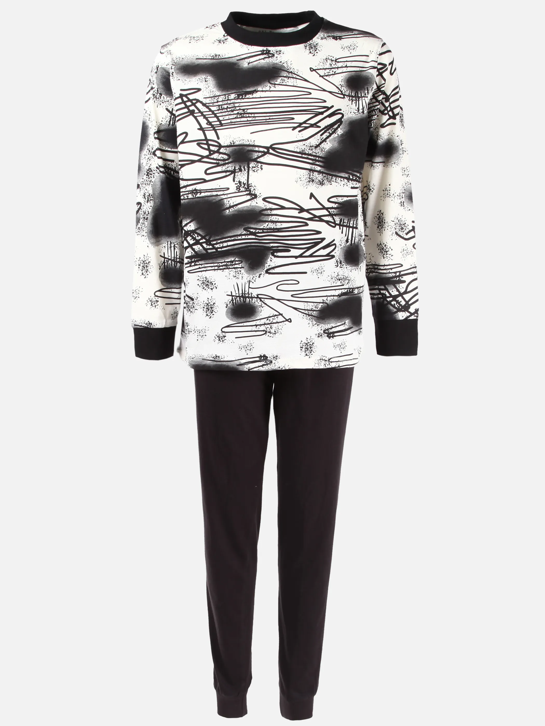 One Way JJ Pyjama Grafik Schwarz 929141 SCHWARZ 1
