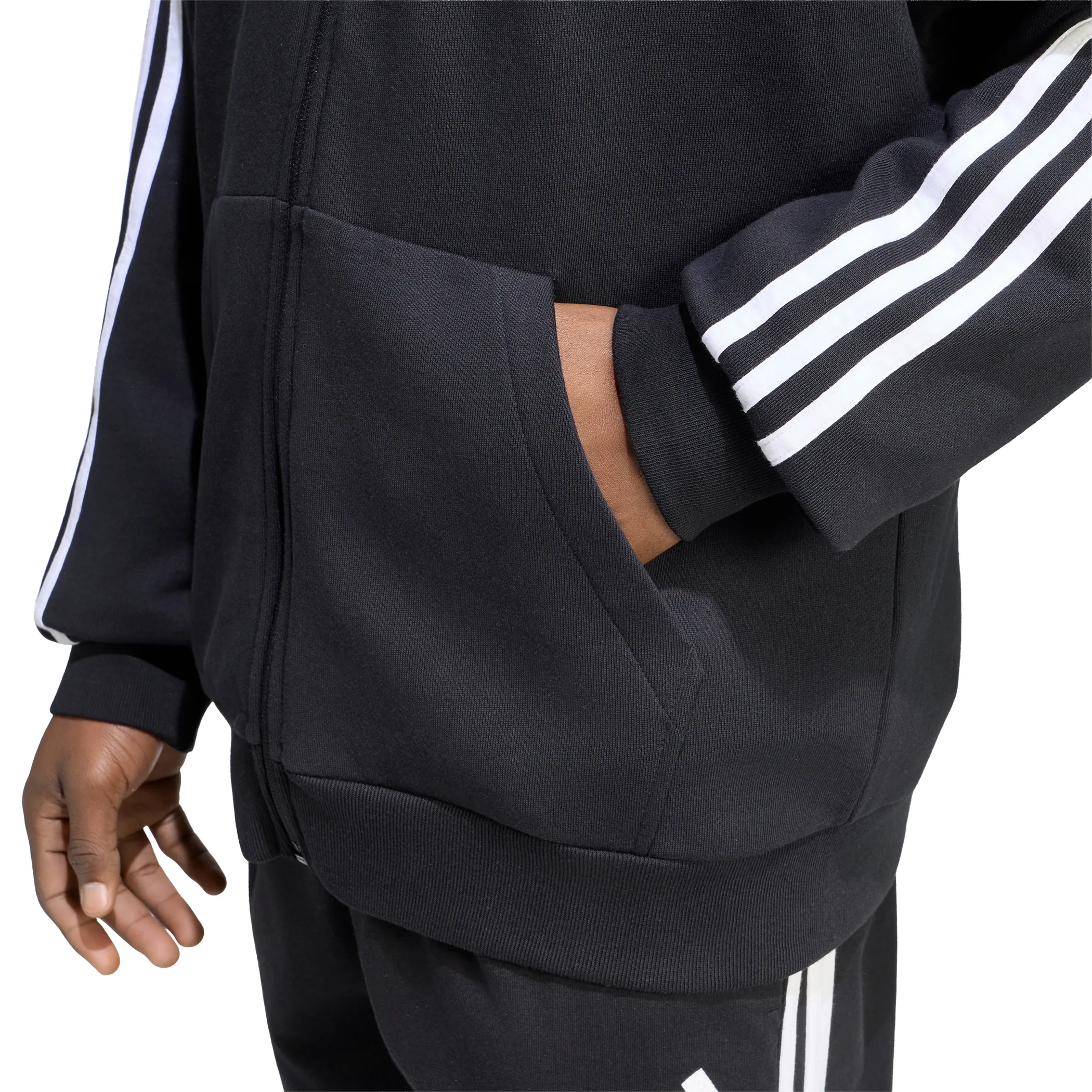 Adidas KY6568 He-Sweatjacke ESS 3S 100% CO, schwarz Schwarz 929524 000 5