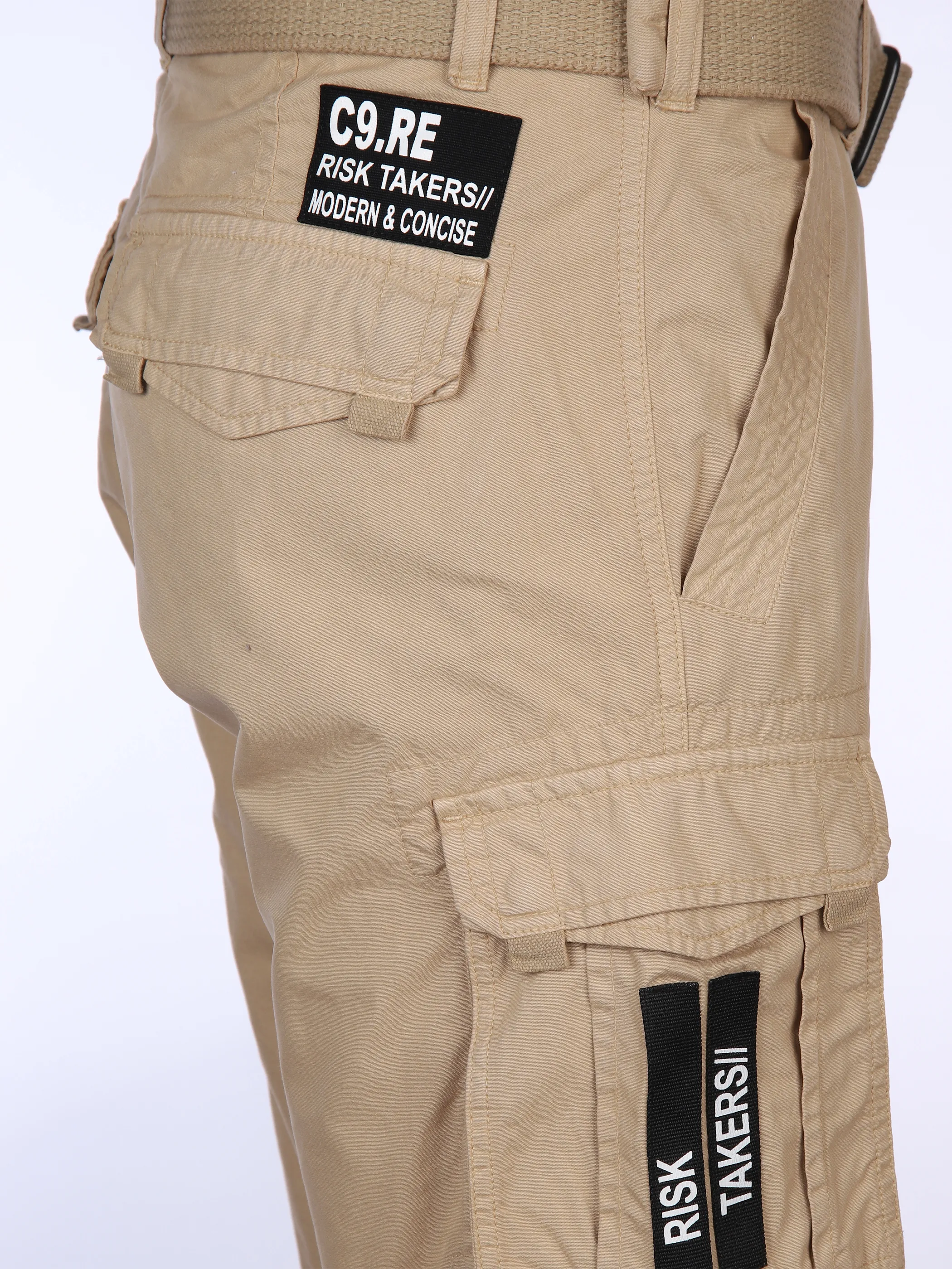 IX-O YF-He- Cargo-Bermuda Beige 891820 BEIGE 4