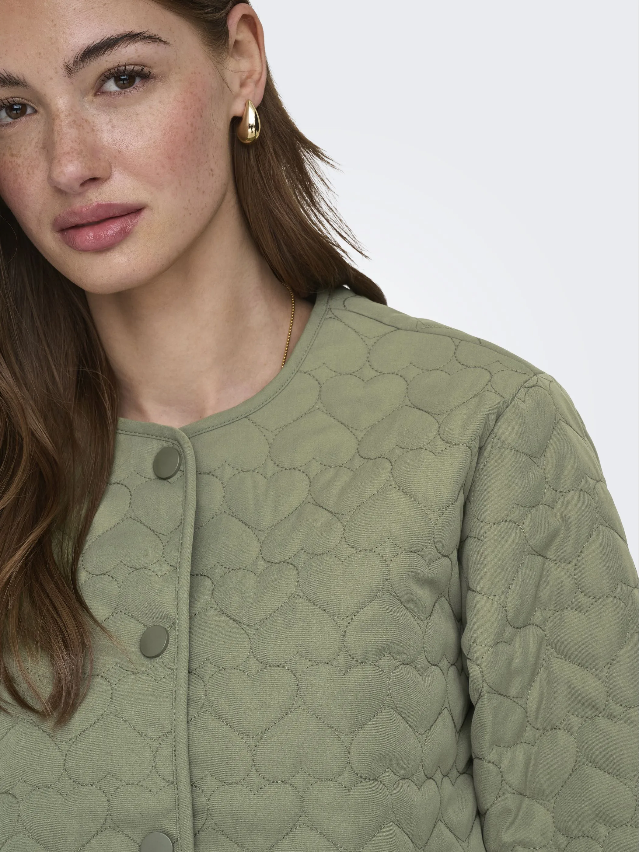 Only 15366265 ONLHEART LIFE QUILTED Grün 922171 229057 3